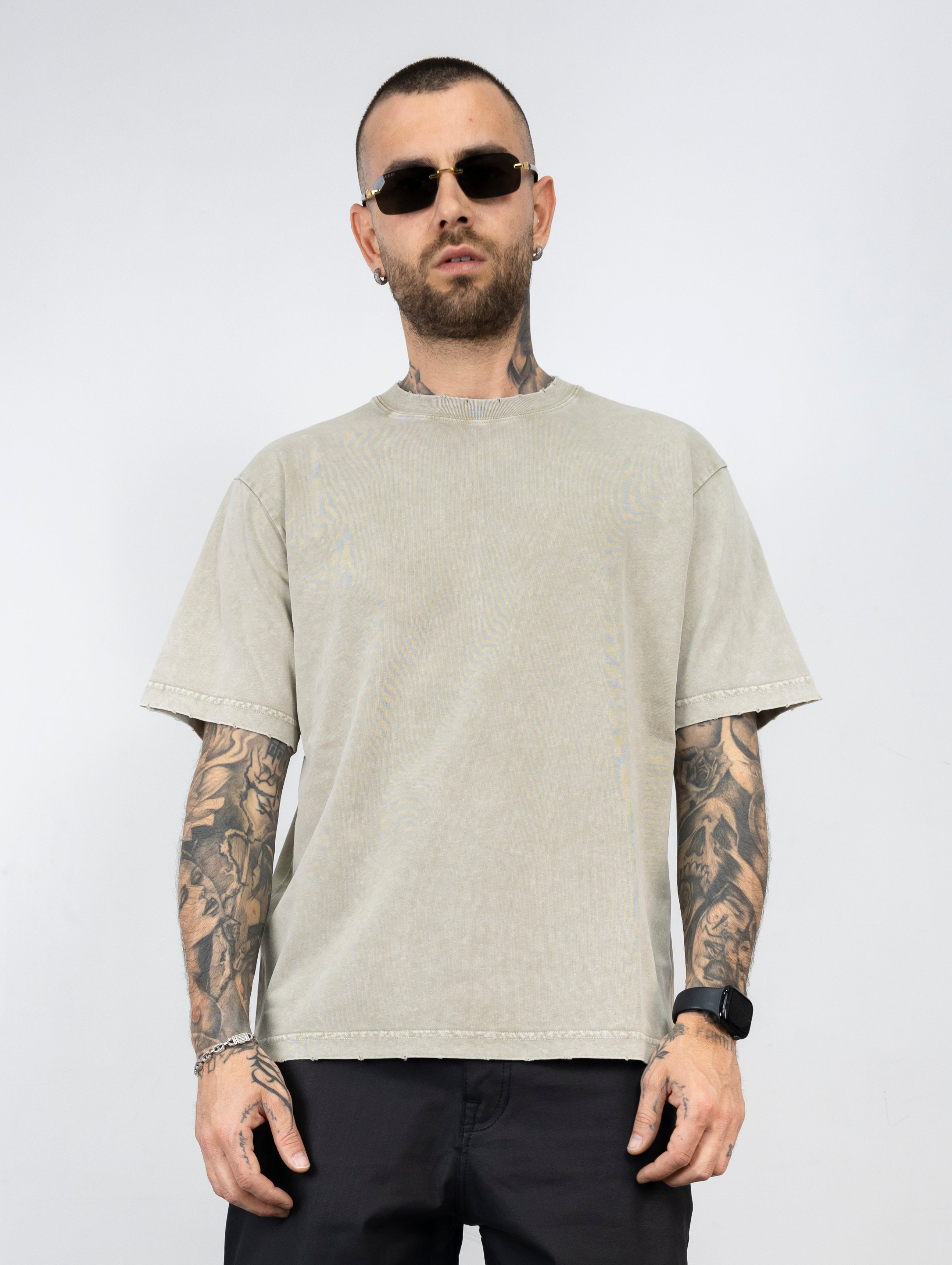 T-shirt slavata sfumata