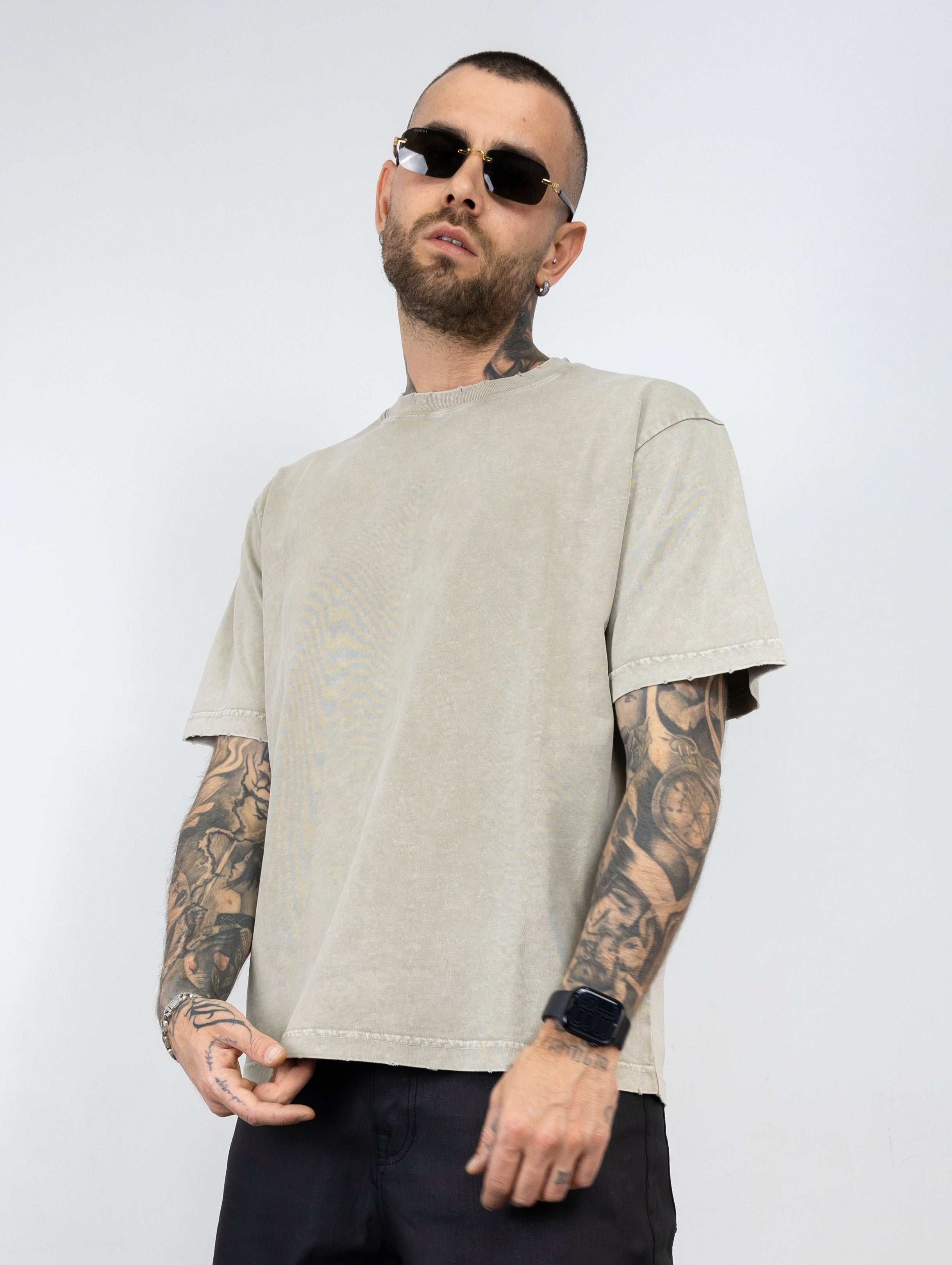 T-shirt slavata sfumata