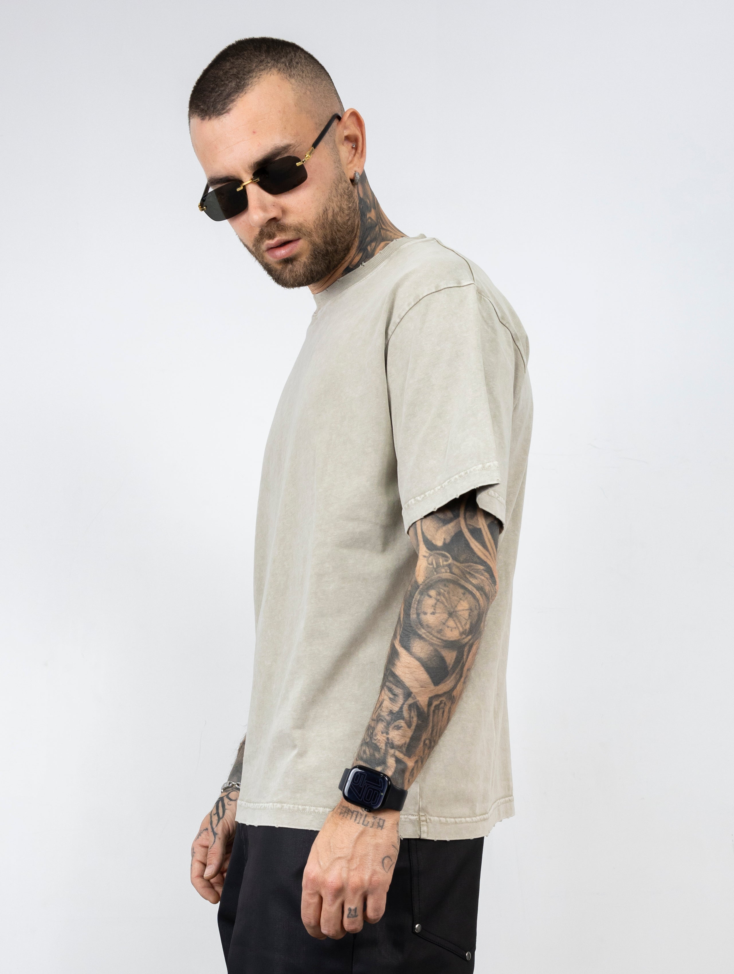 T-shirt slavata sfumata