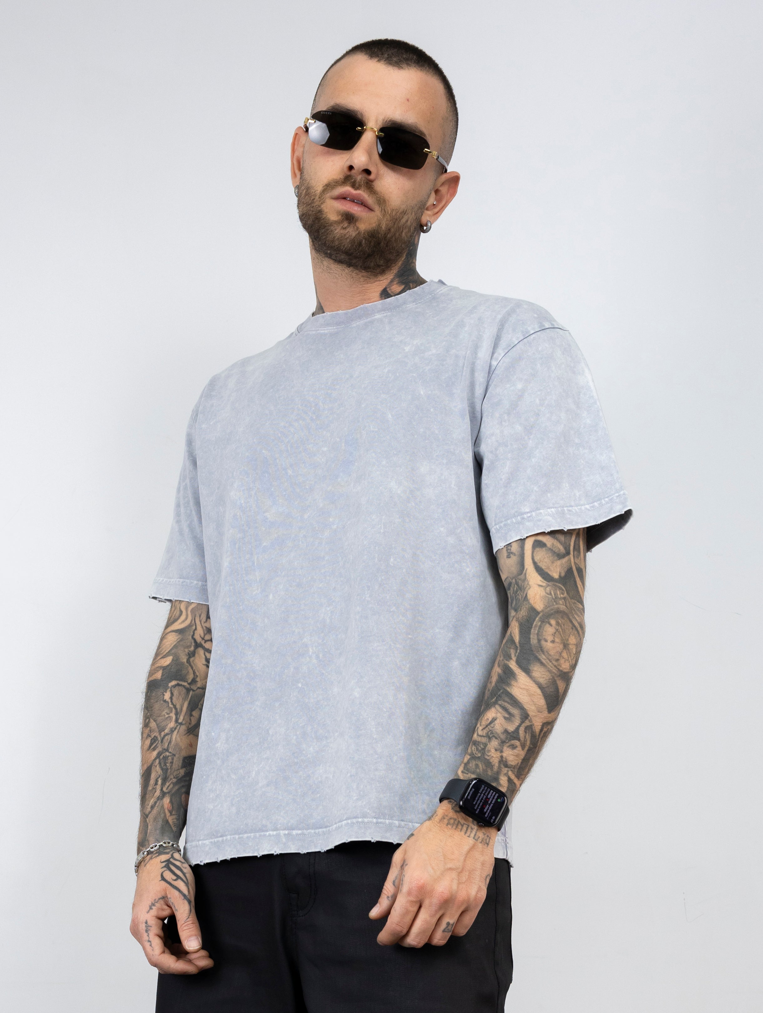 T-shirt slavata sfumata