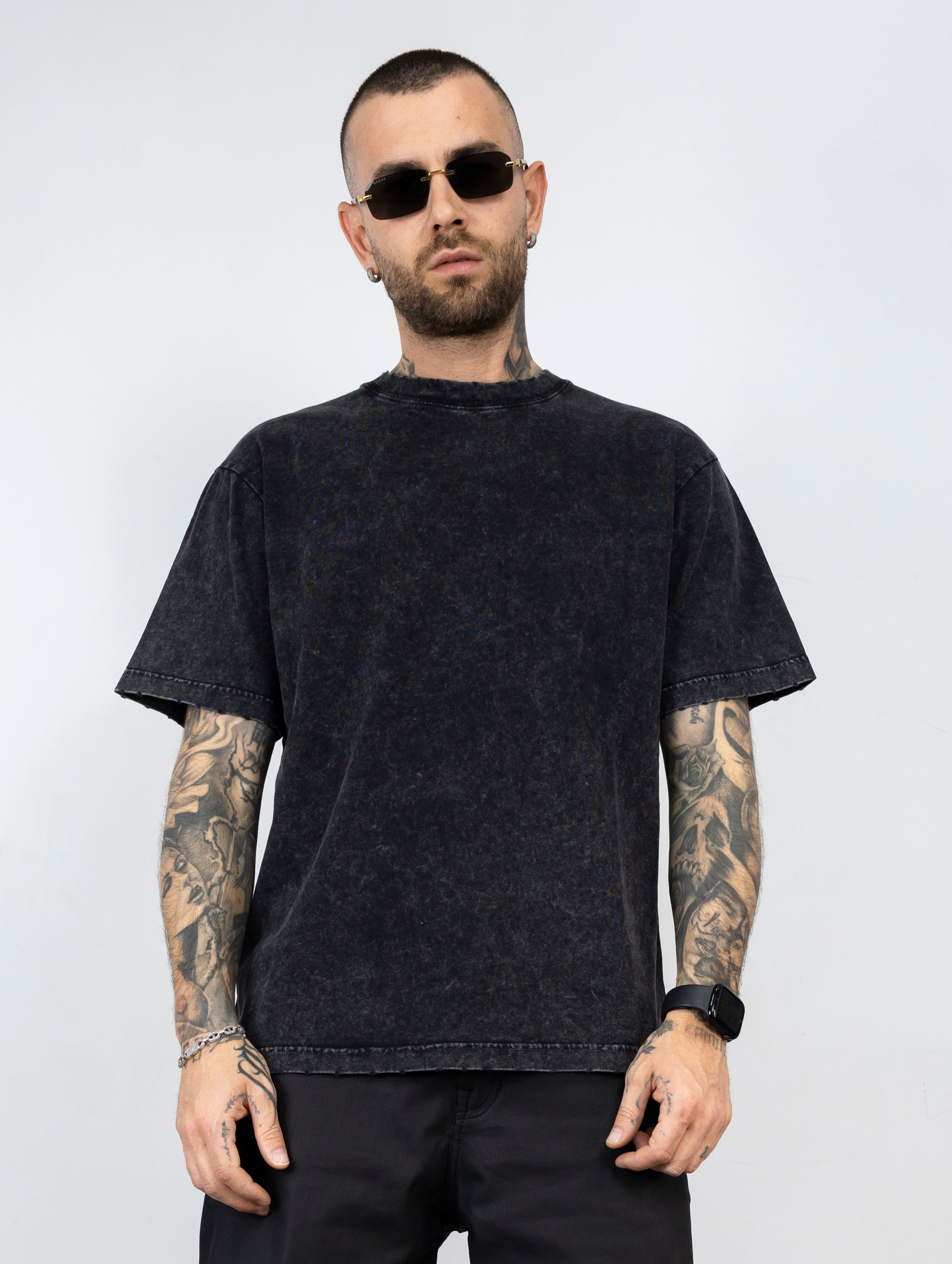T-shirt slavata sfumata