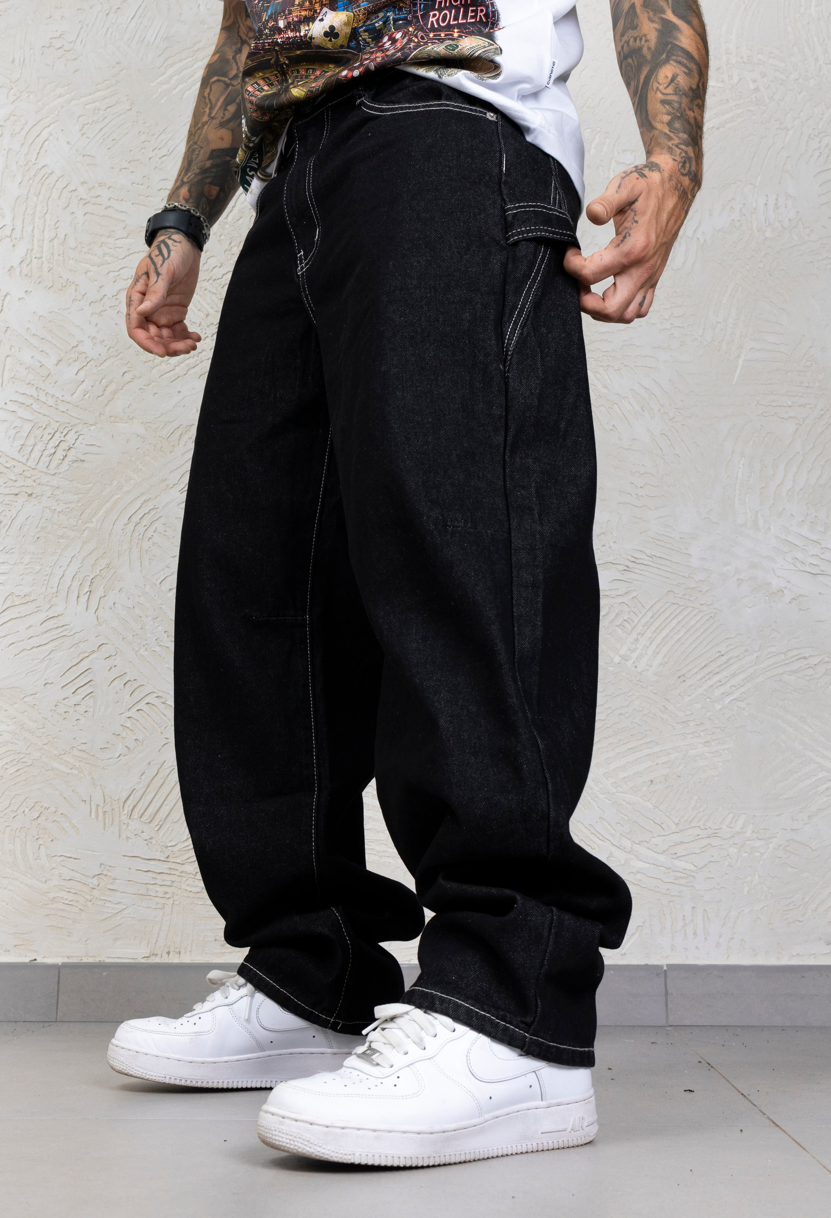 Baggy Black Contrast