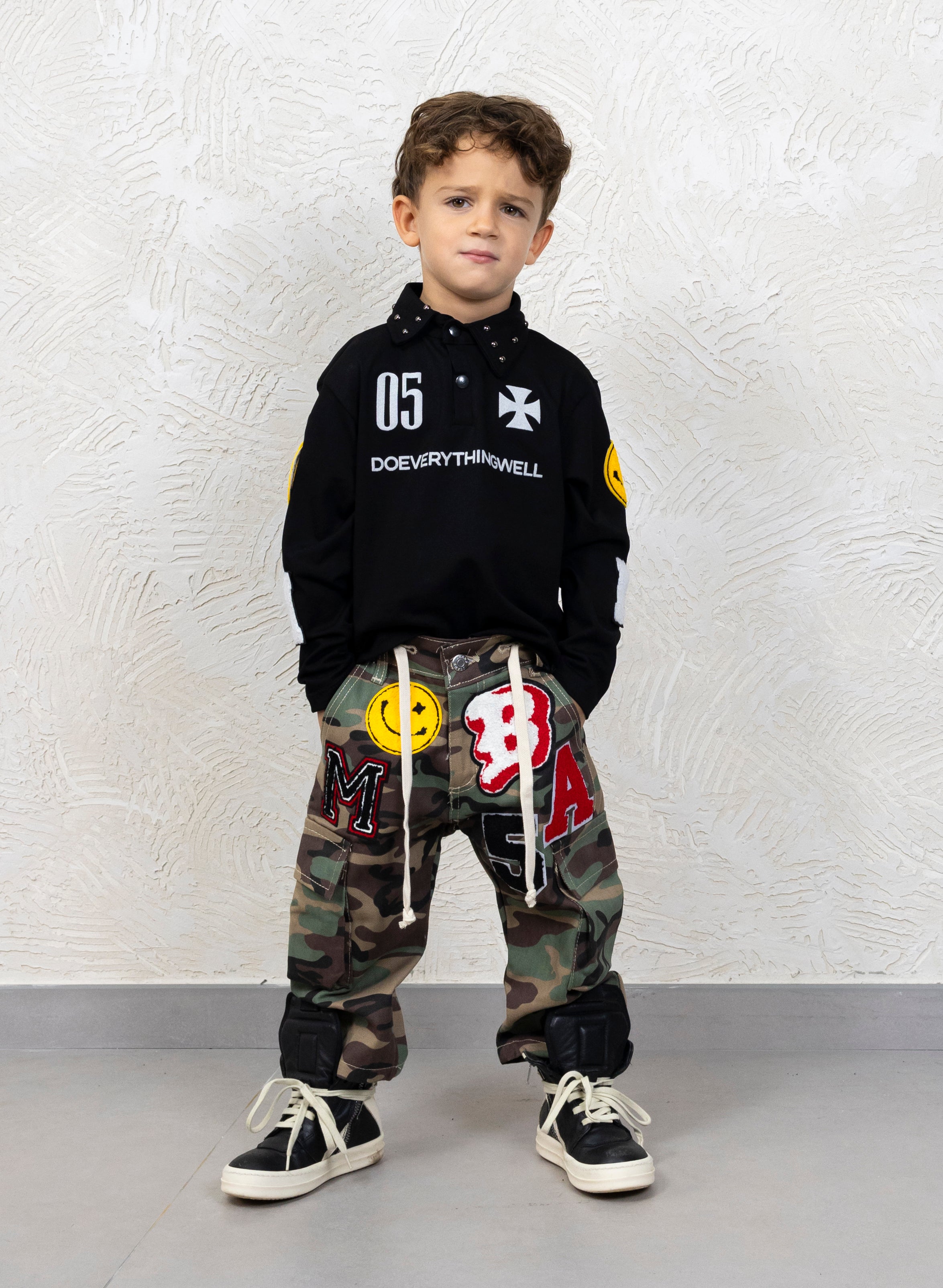 Cargo Mimetico Patch Junior