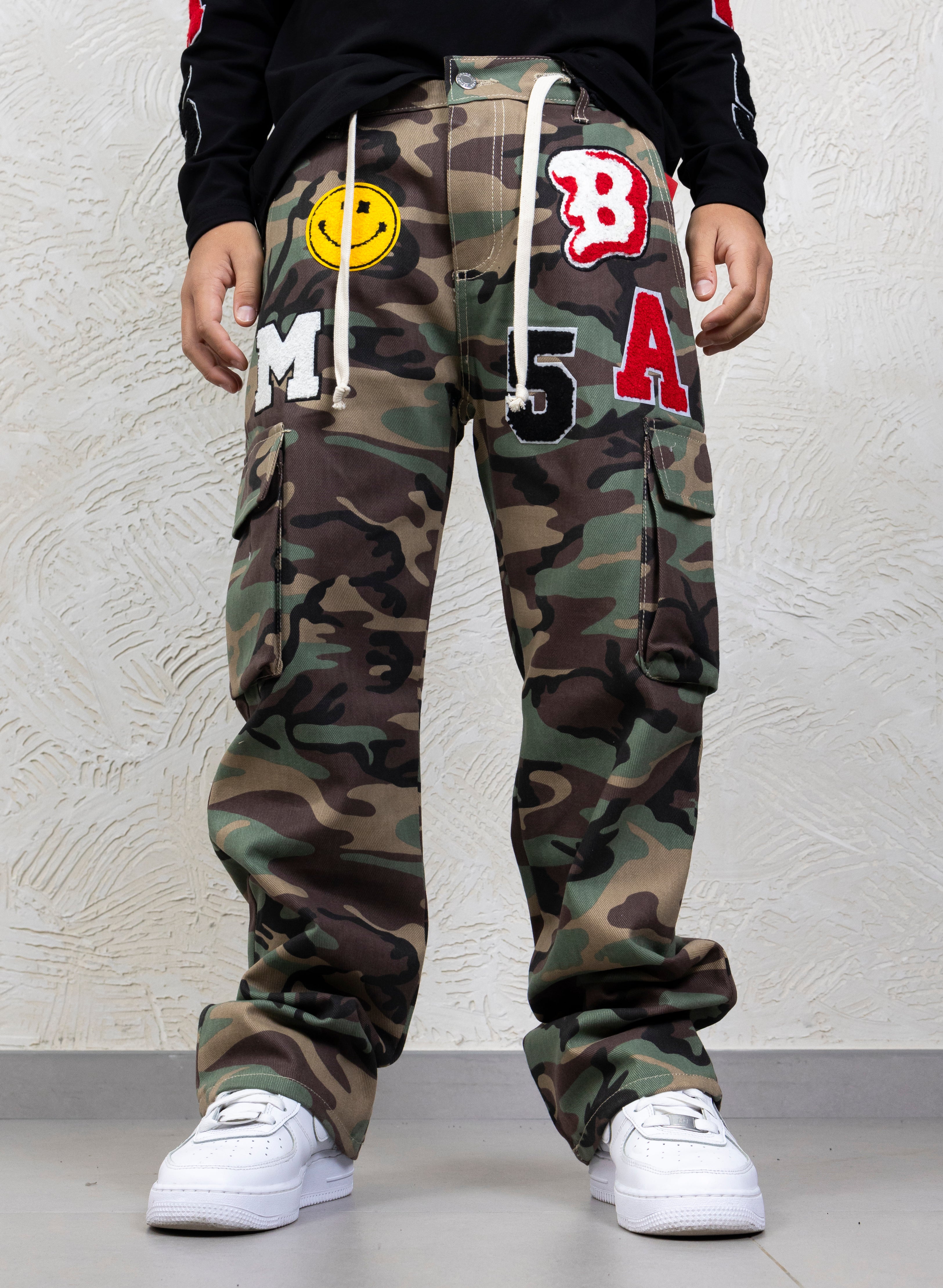 Cargo Mimetico Patch Junior