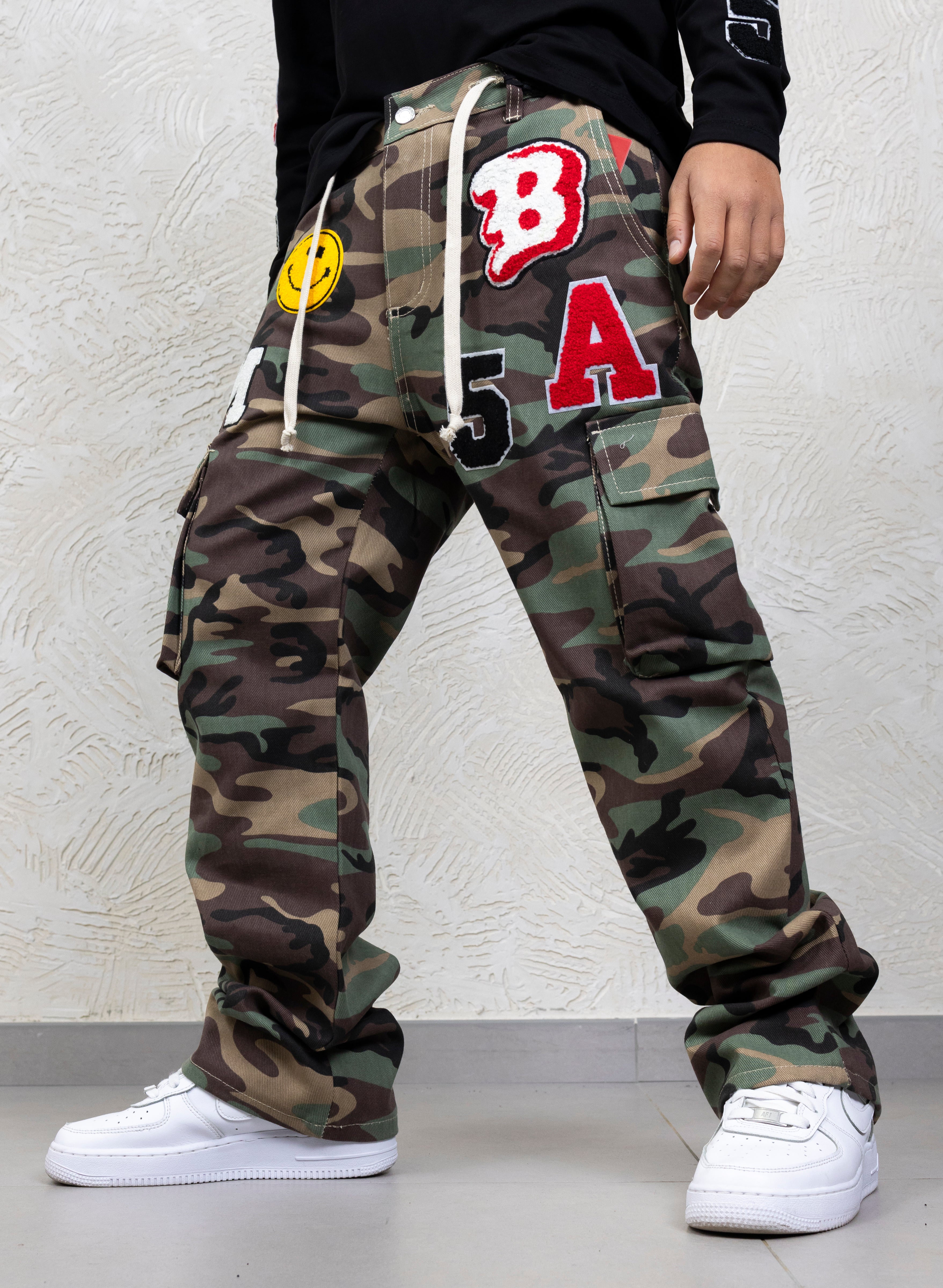 Cargo Mimetico Patch Junior