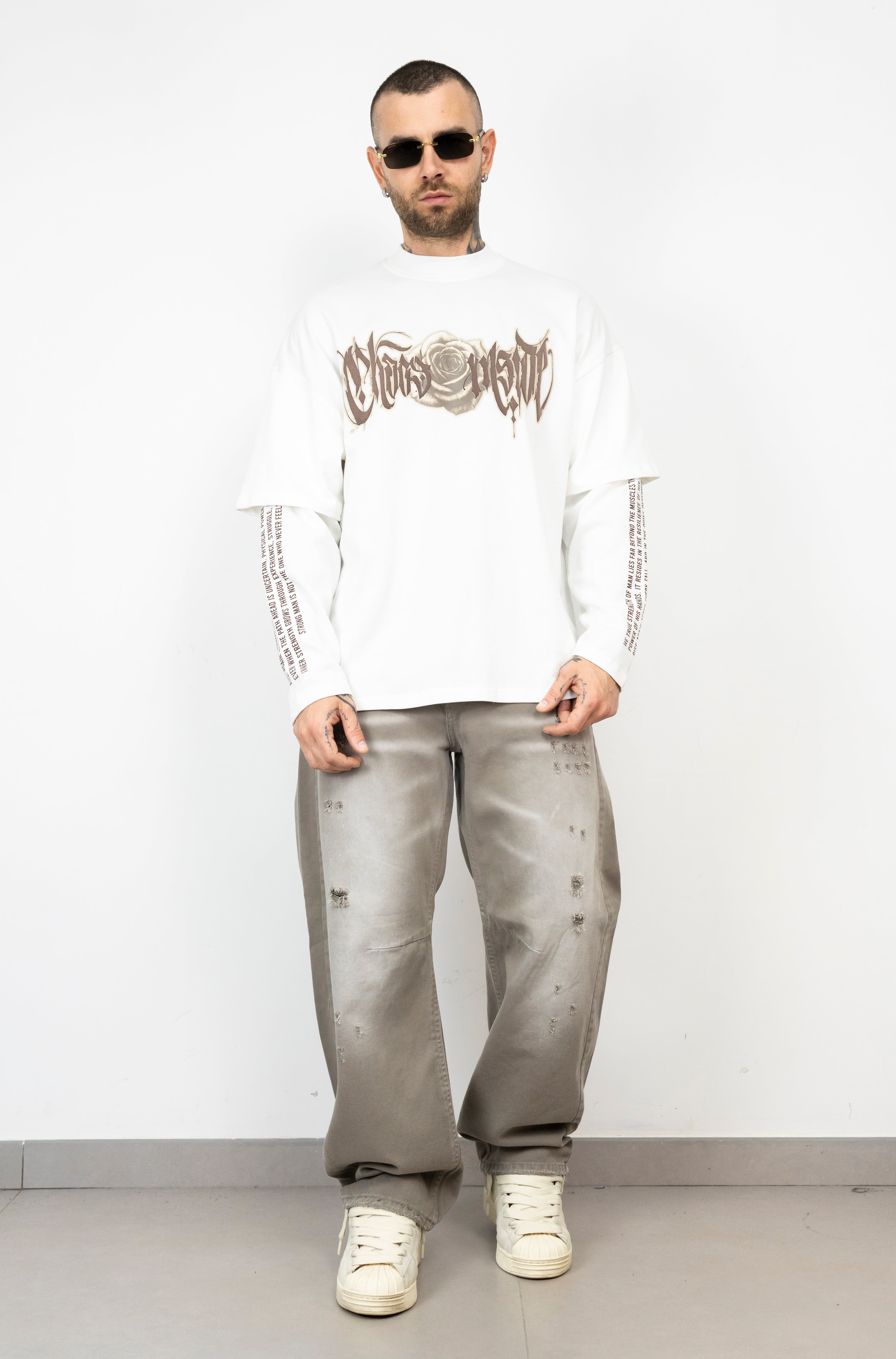 T-shirt double sleeve st.pink