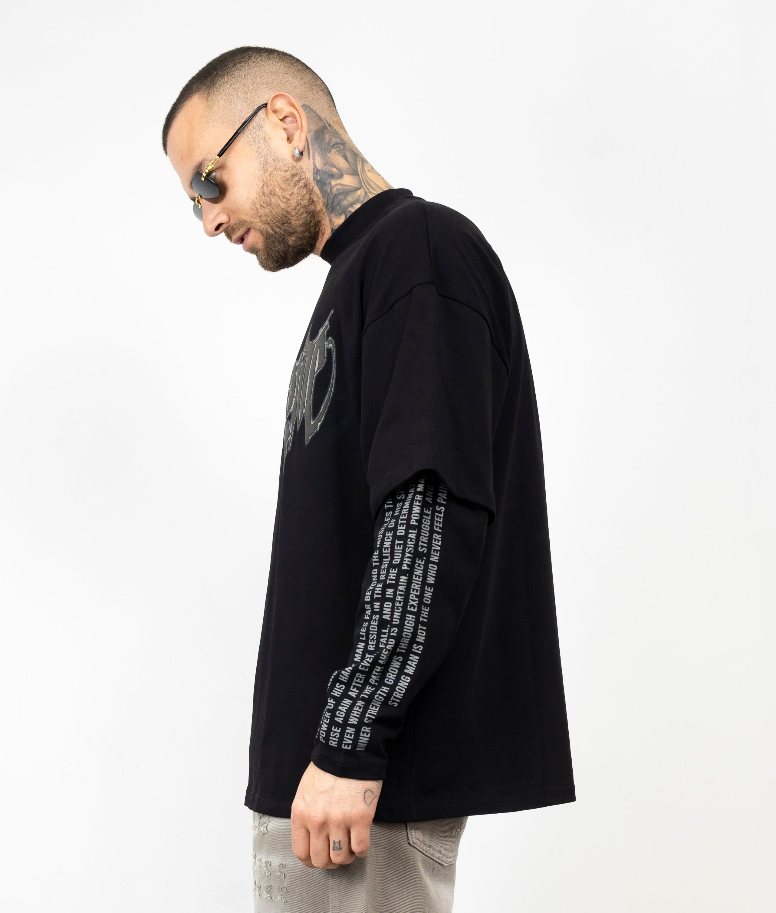 T-shirt double sleeve st.pink