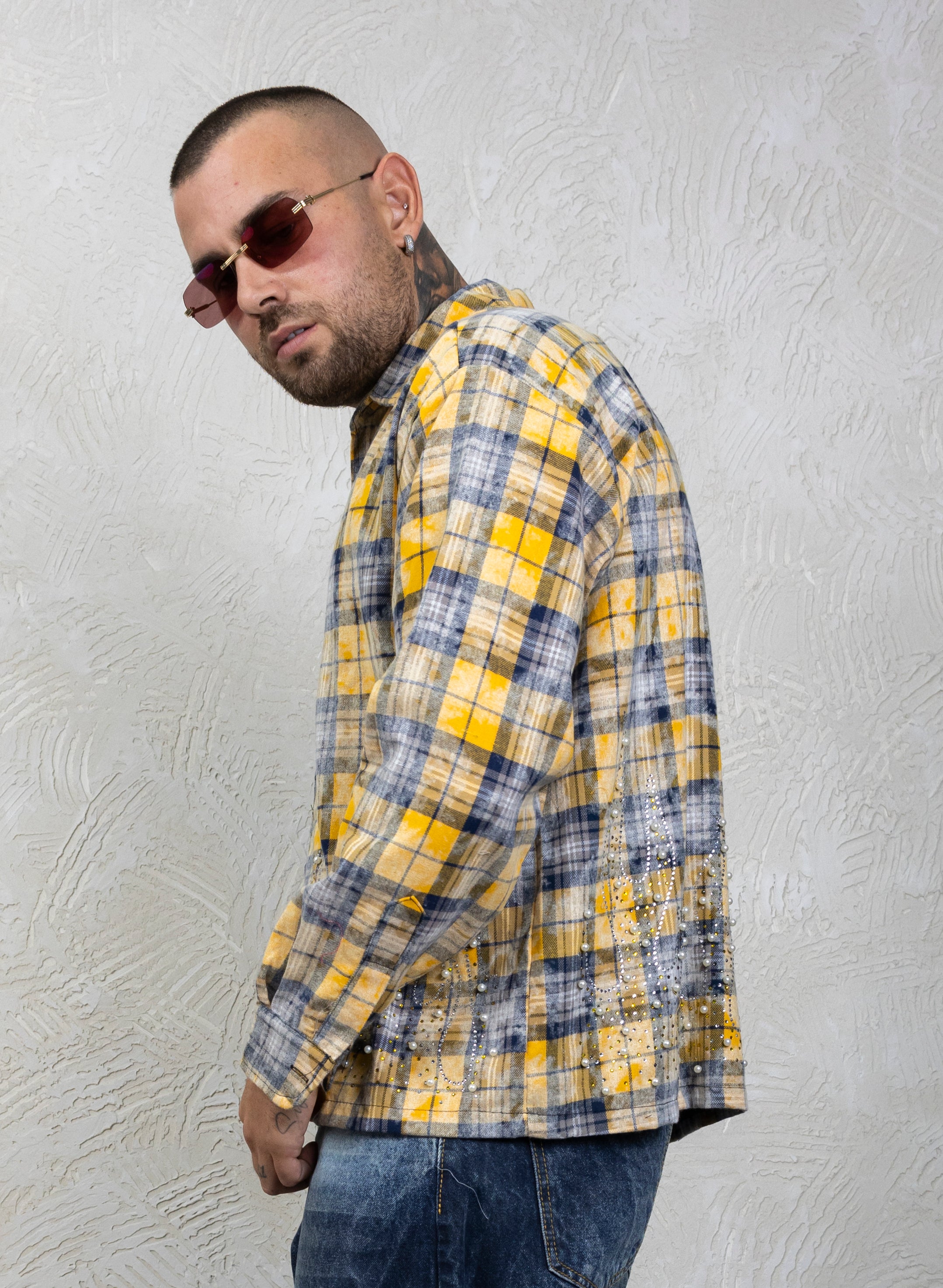 Camicia Quadri Flames