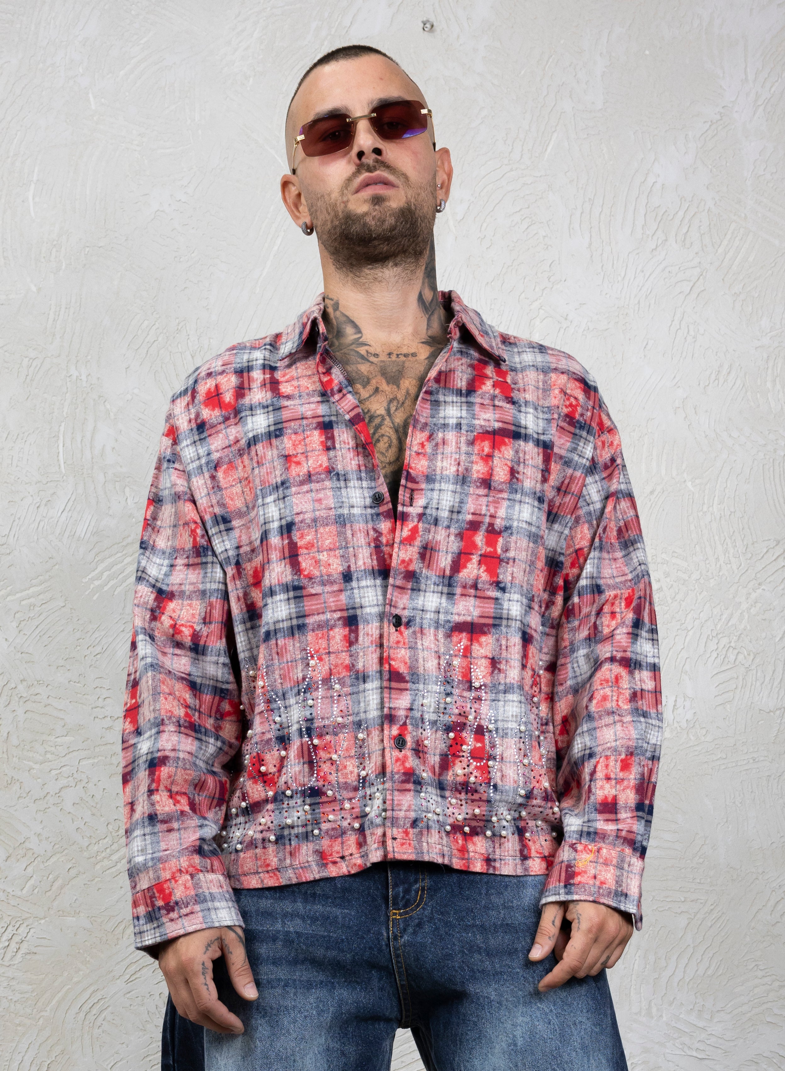 Camicia Quadri Flames