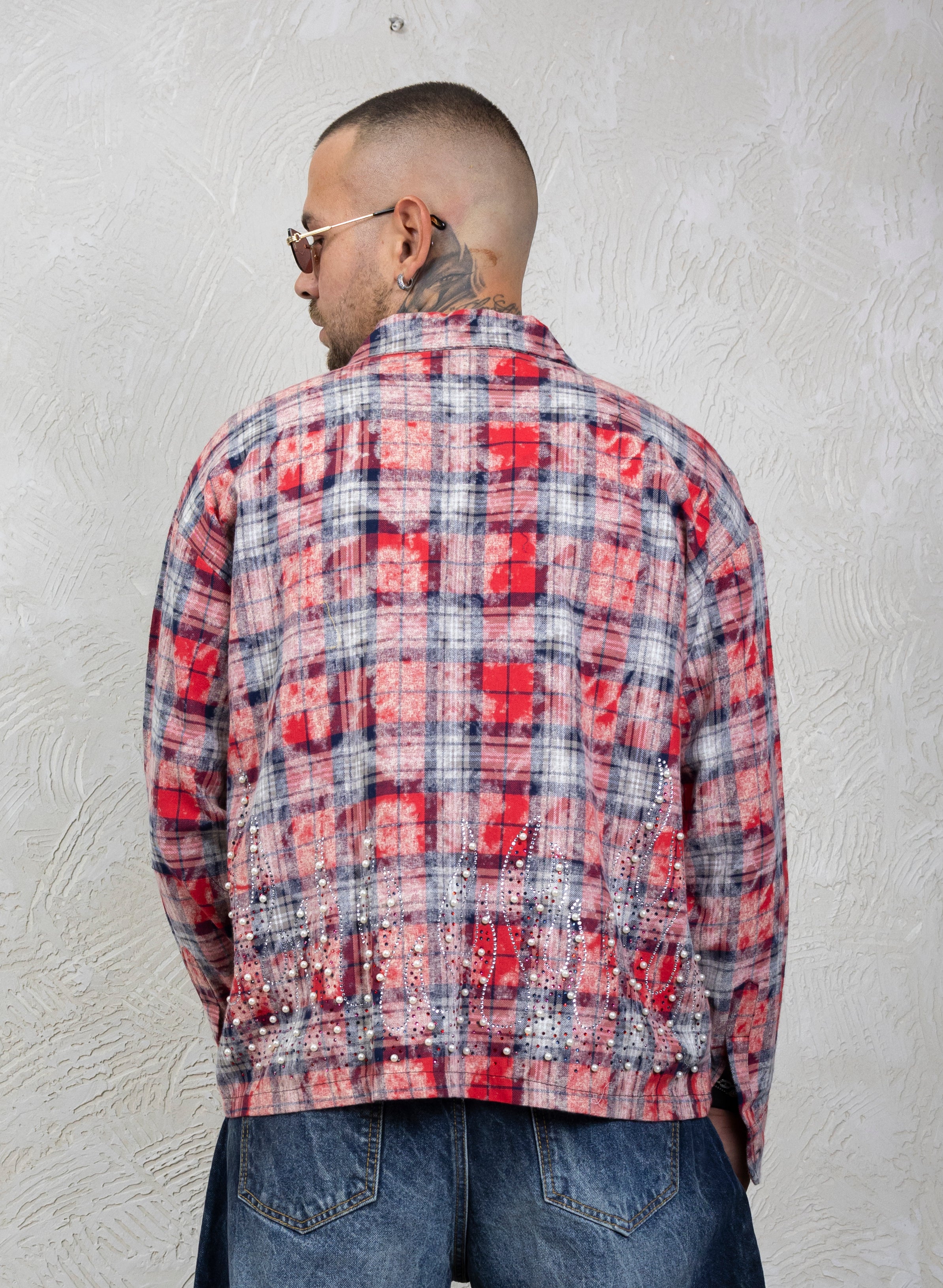 Camicia Quadri Flames