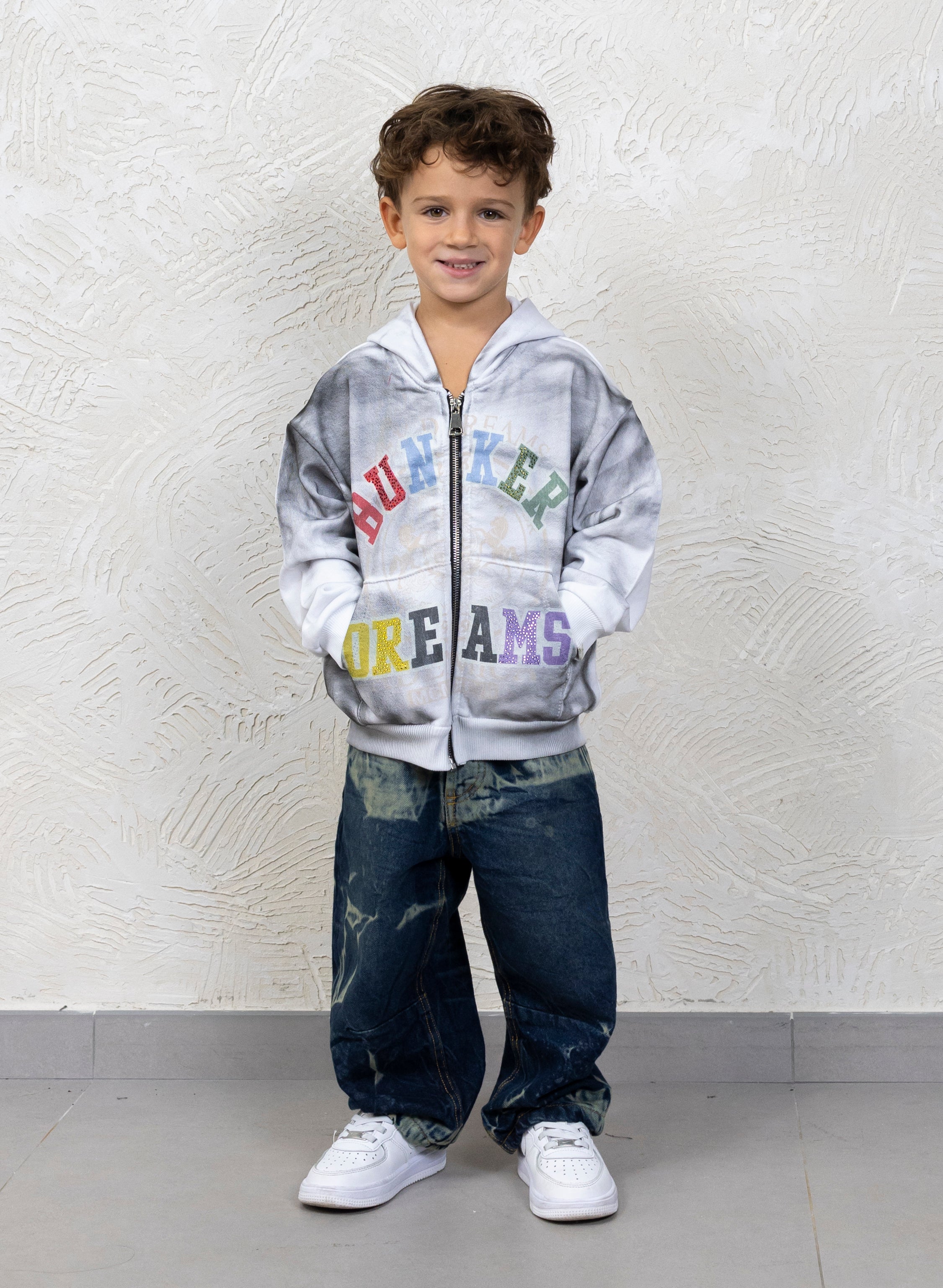 Hoodie Zip Bnk Dreams Strass Junior