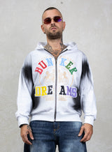 Hoodie Zip Dreams Strass