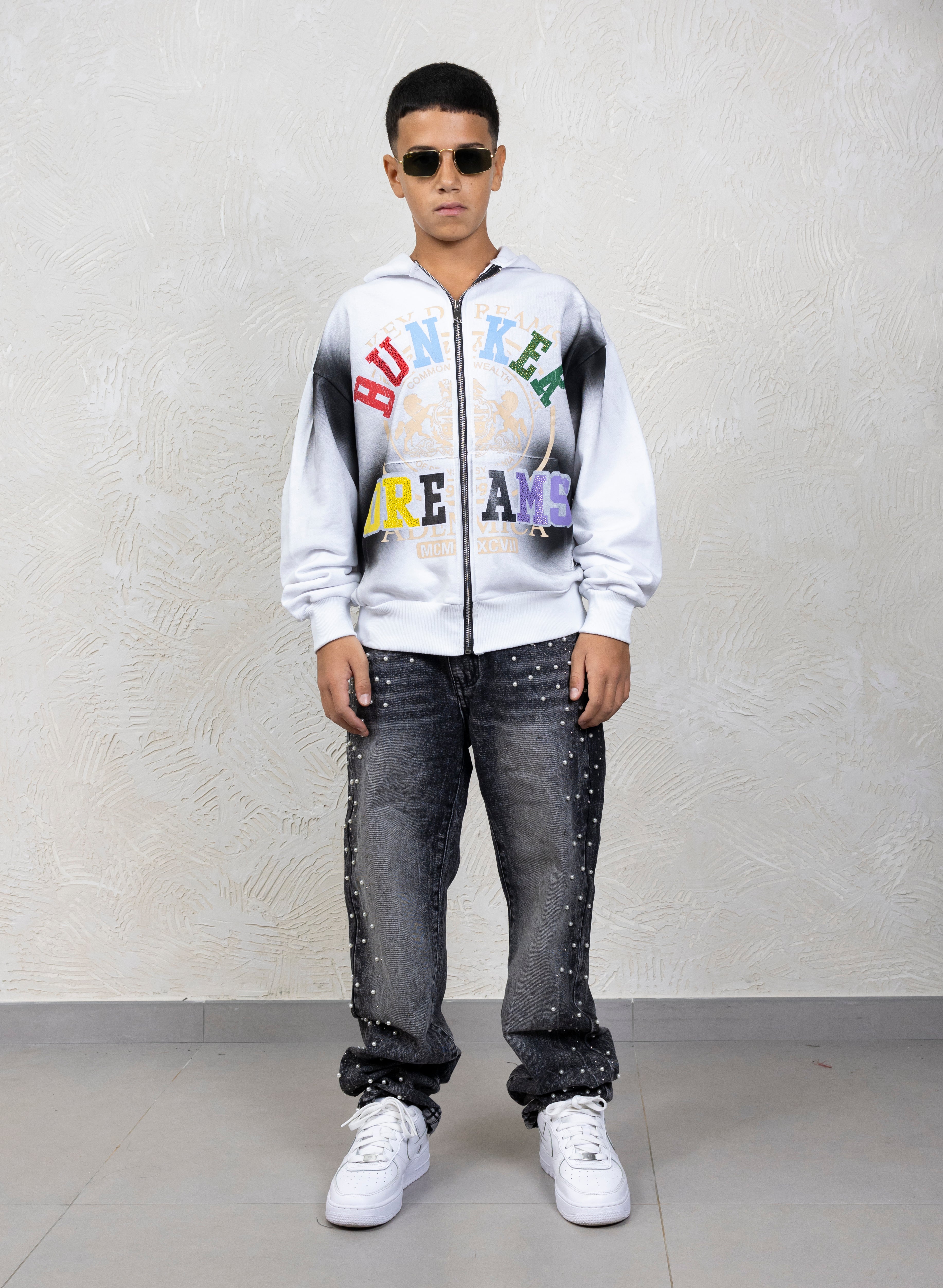 Hoodie Zip Bnk Dreams Strass Junior