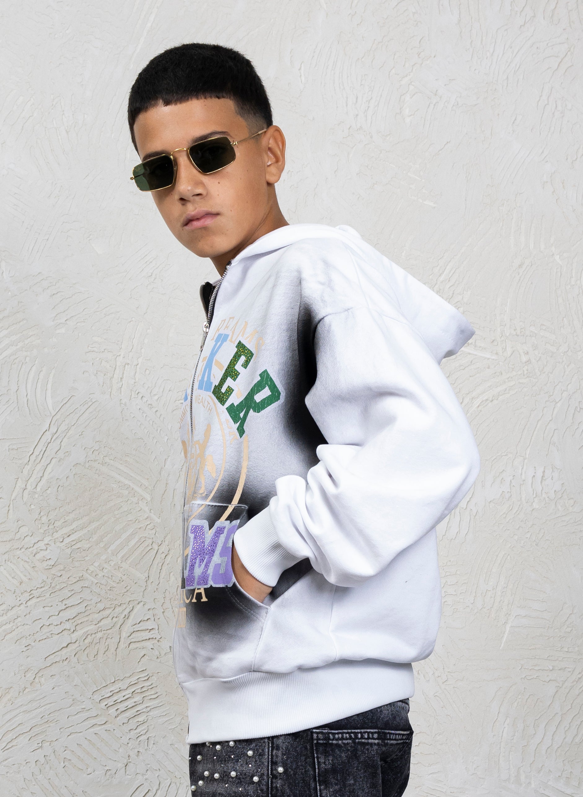 Hoodie Zip Bnk Dreams Strass Junior