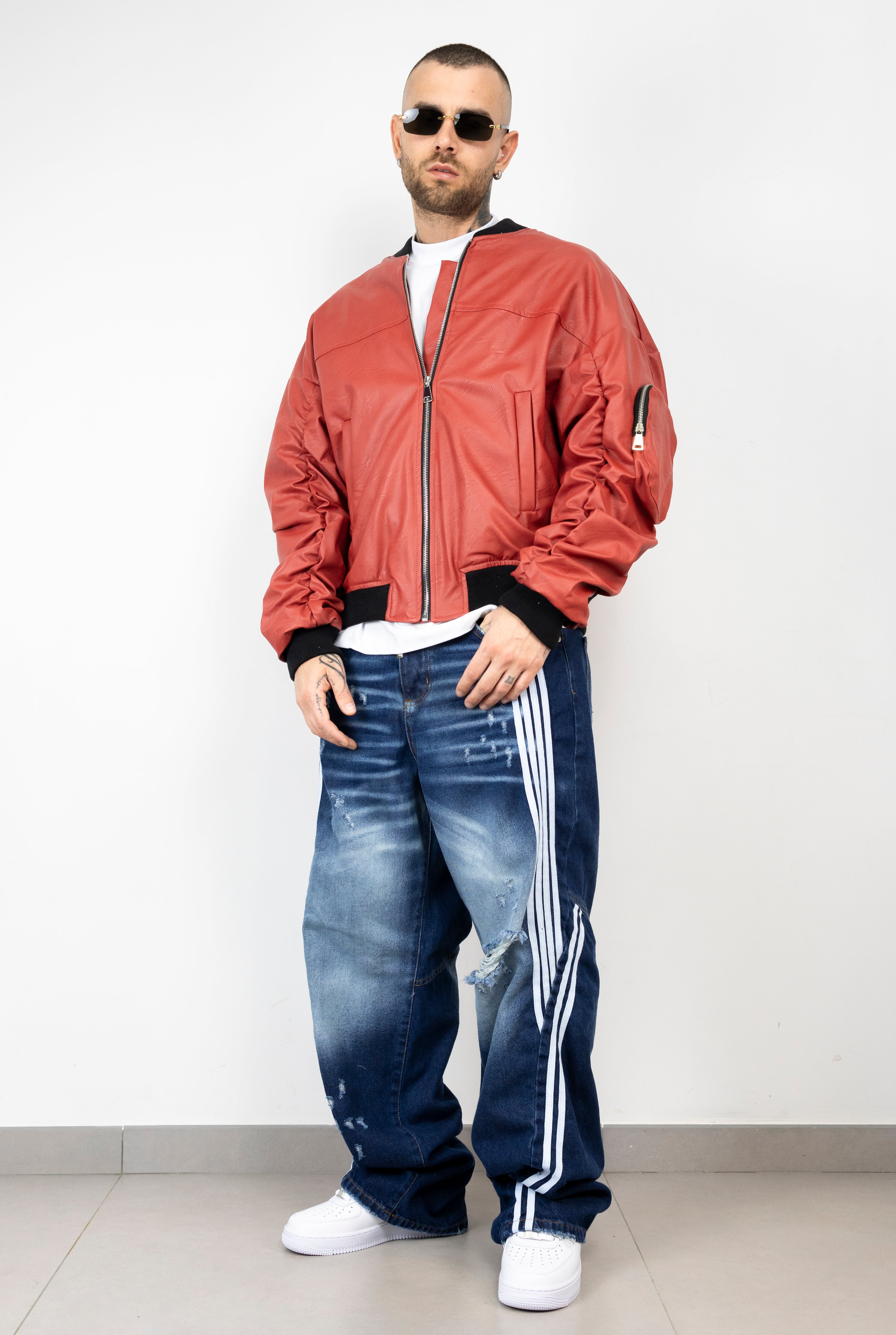 Super baggy stripes blu