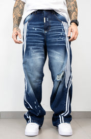 Super baggy stripes blu