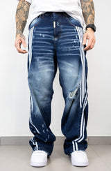 Super baggy stripes blu