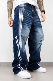 Super baggy stripes blu