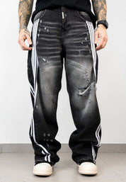 Super baggy stripes black