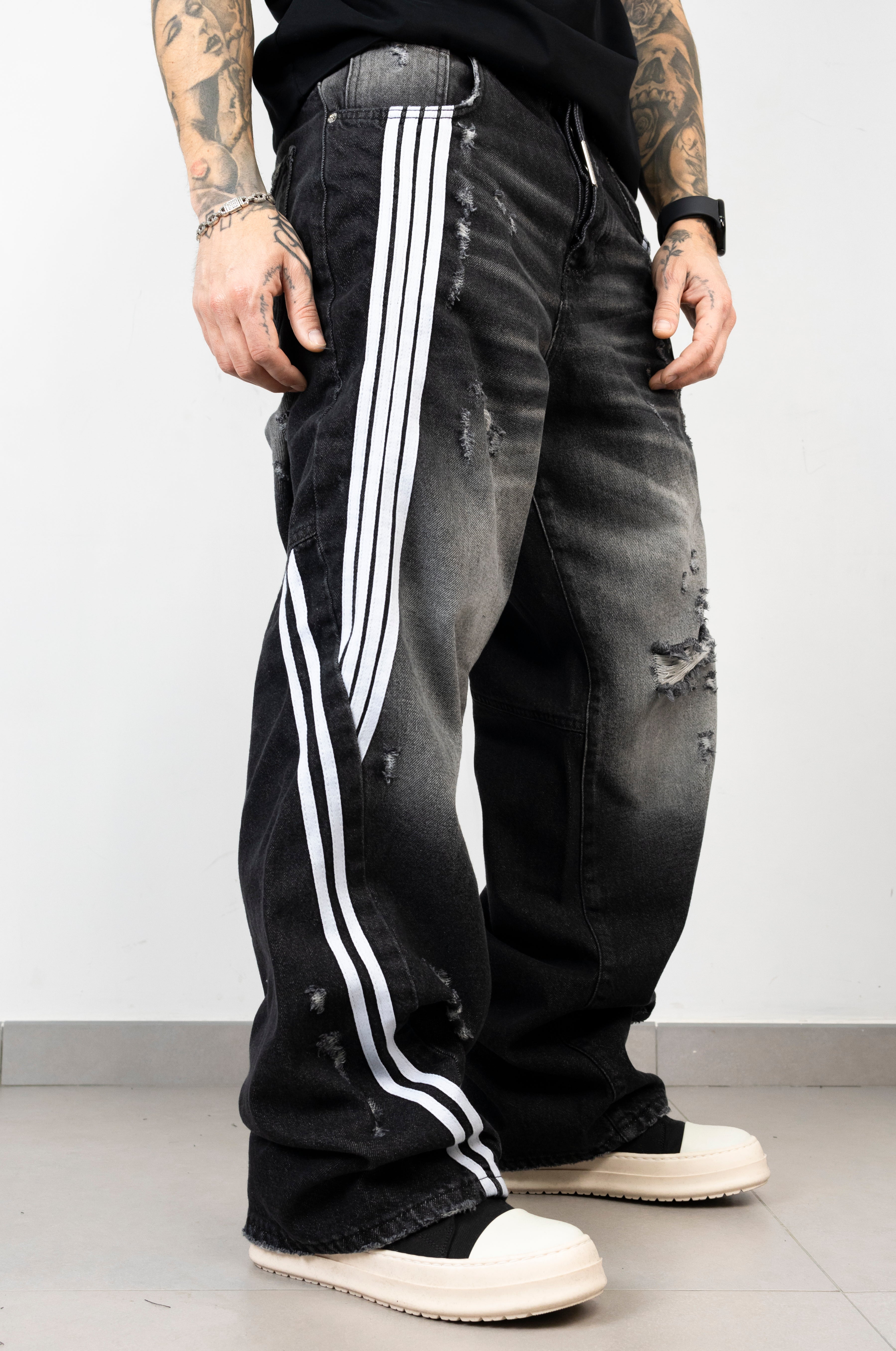 Super baggy stripes black