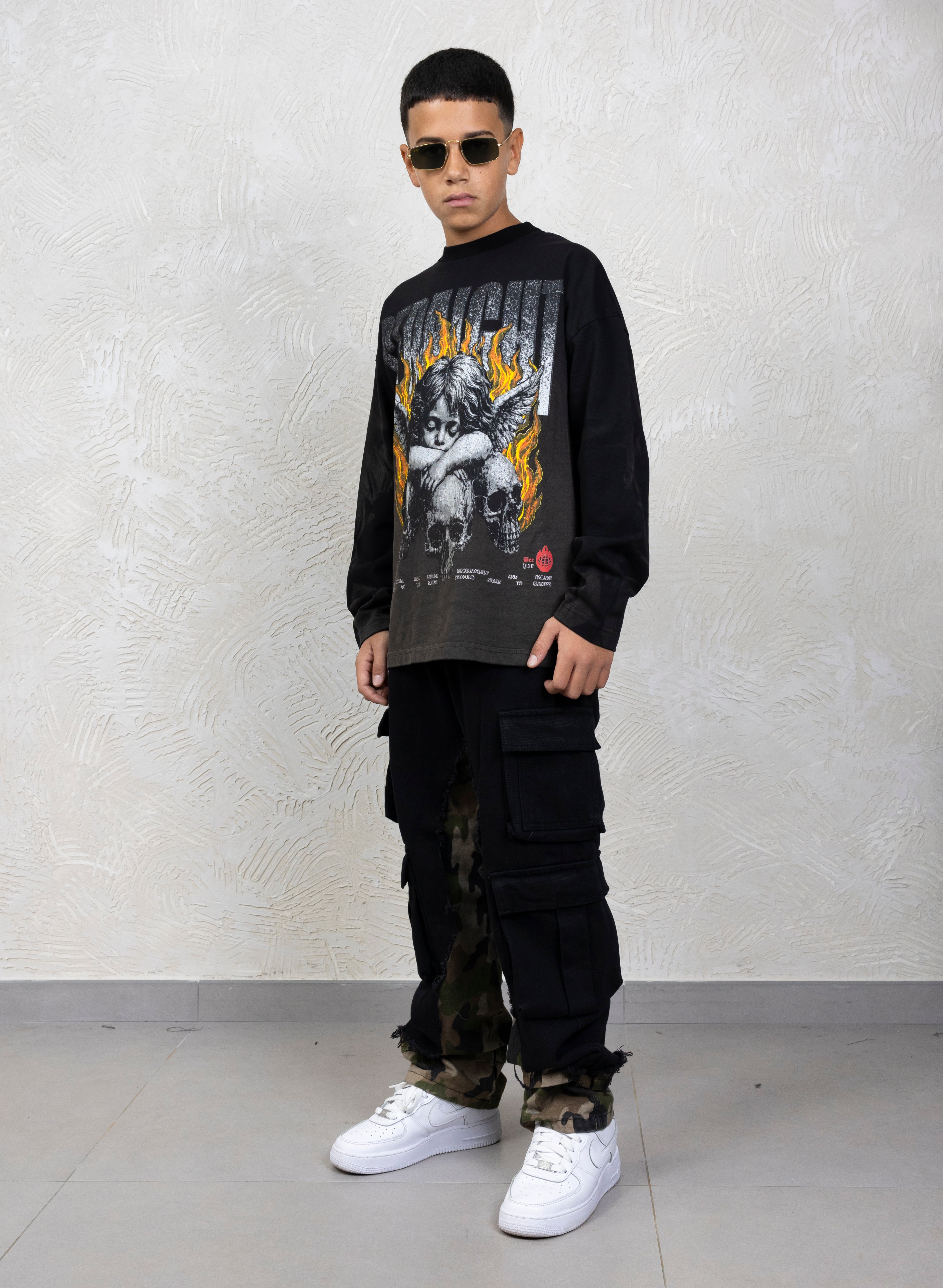 Long Sleeve Angels Flames Junior
