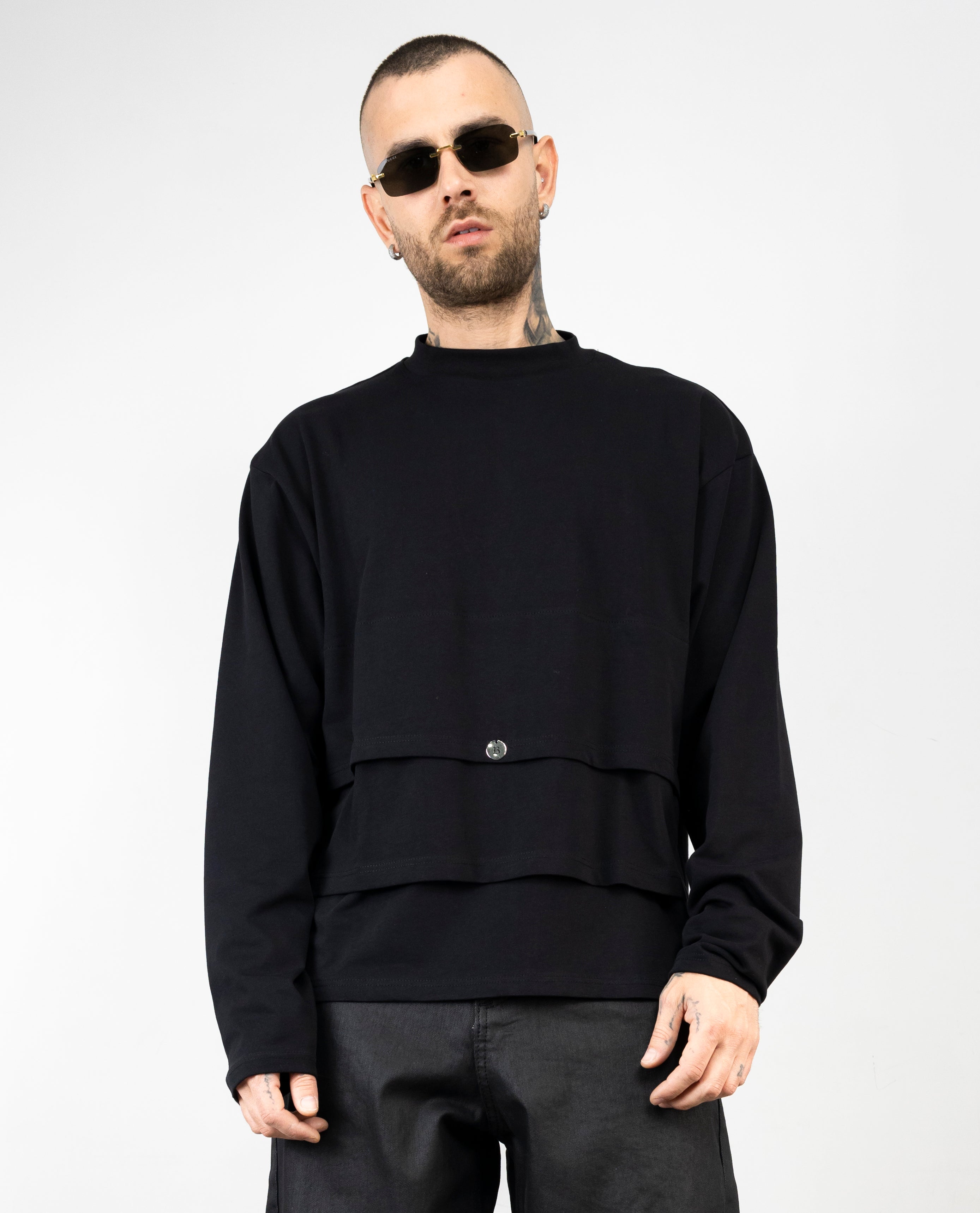 T-shirt long sleeve blackcircus