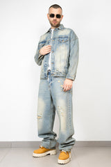 Coordset 01 sabbiato blue