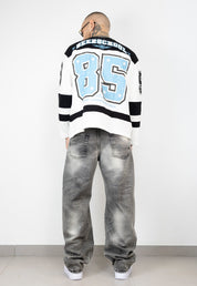T-shirt long sleeve bicolor