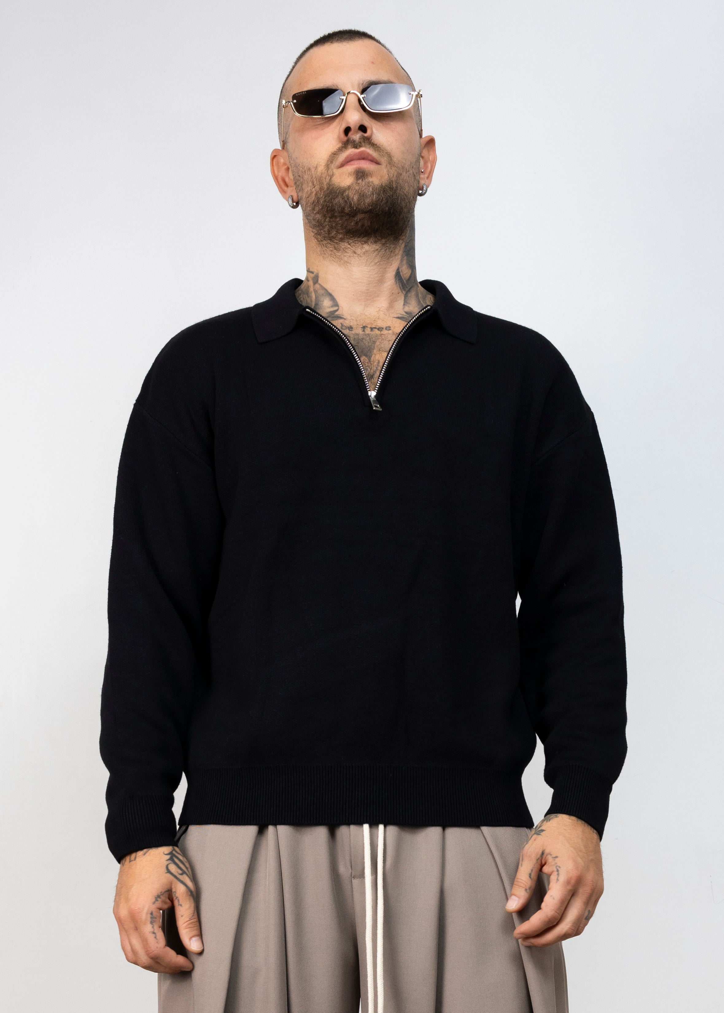 Maglia Polo Zip
