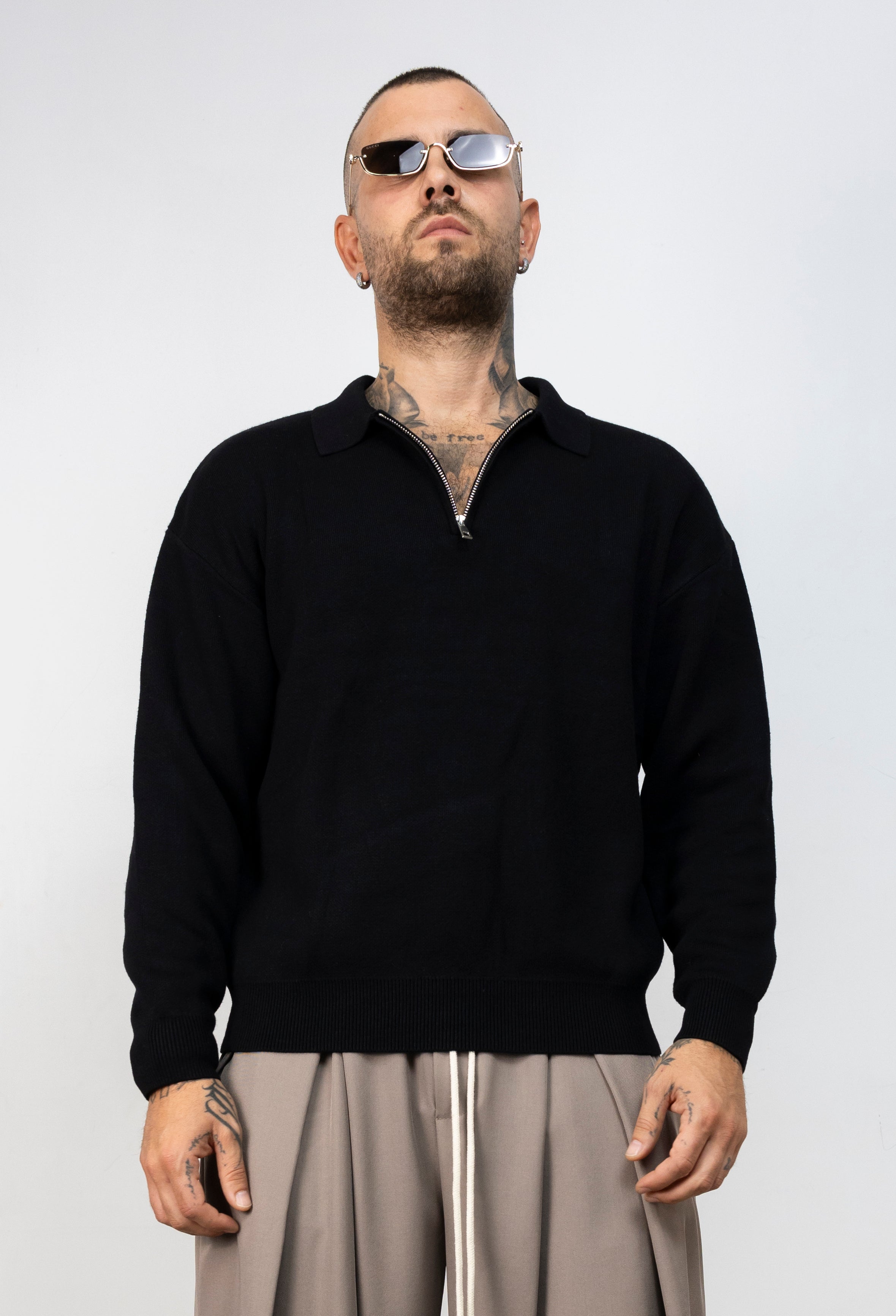 Maglia Polo Zip