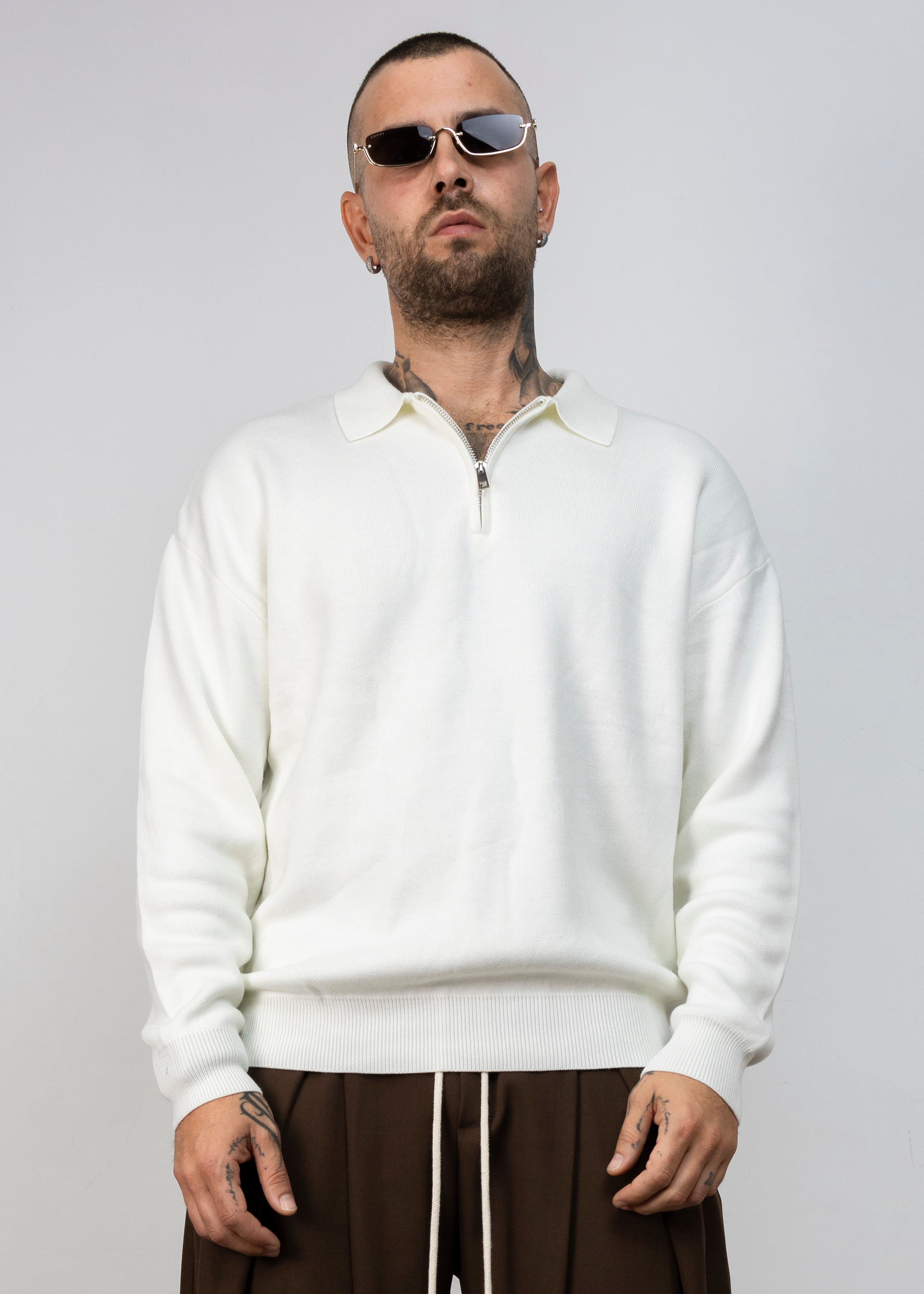 Maglia Polo Zip