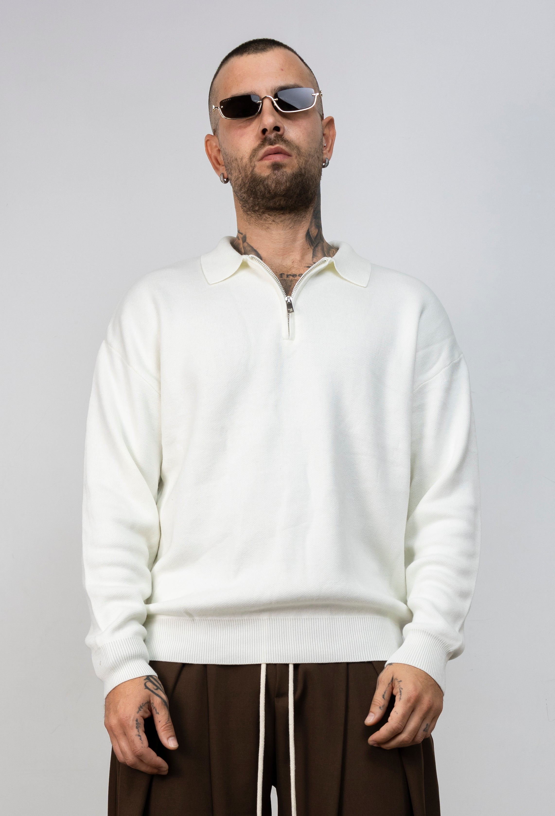 Maglia Polo Zip