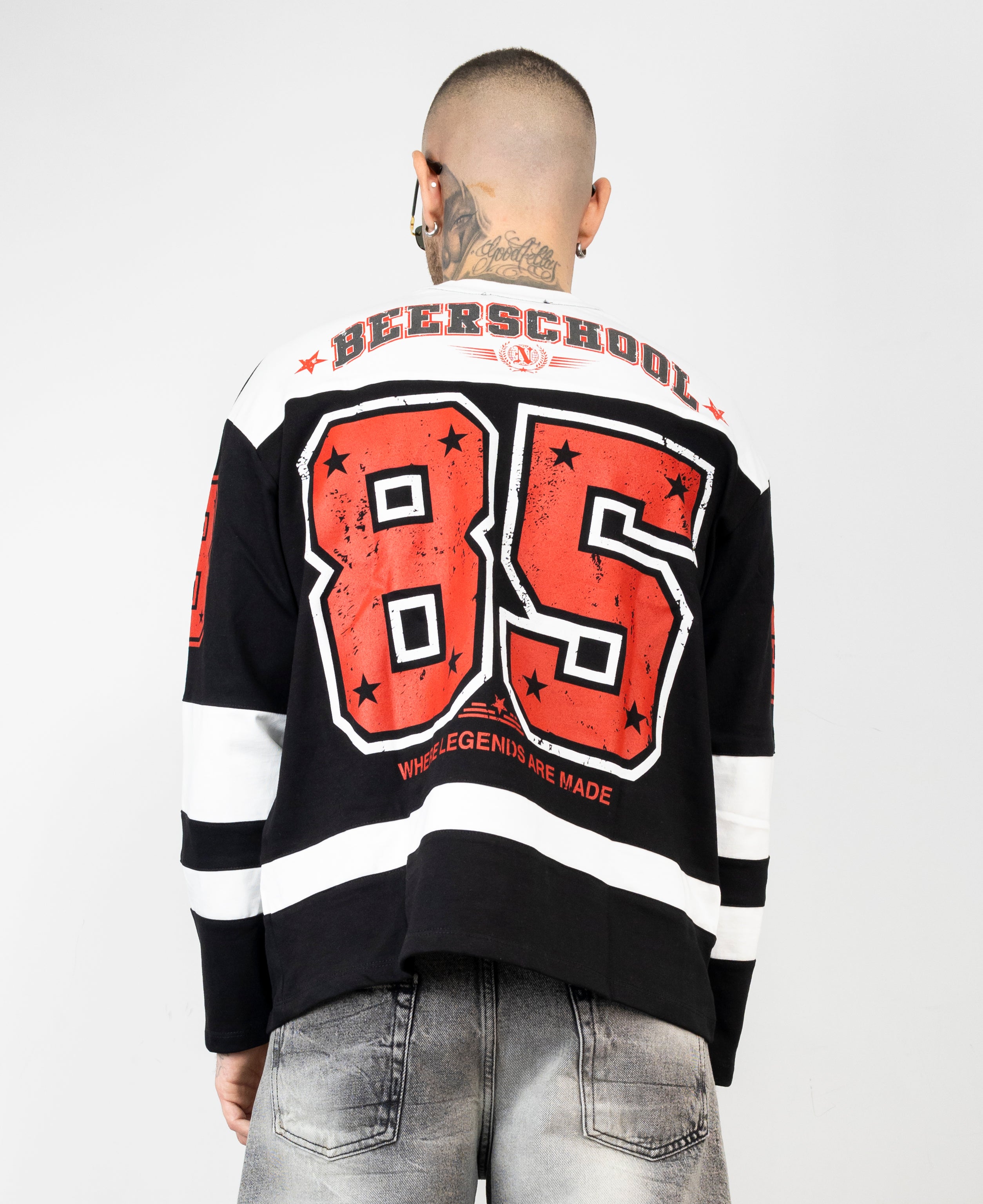 T-shirt long sleeve bicolor