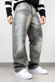 Jeans grey legature