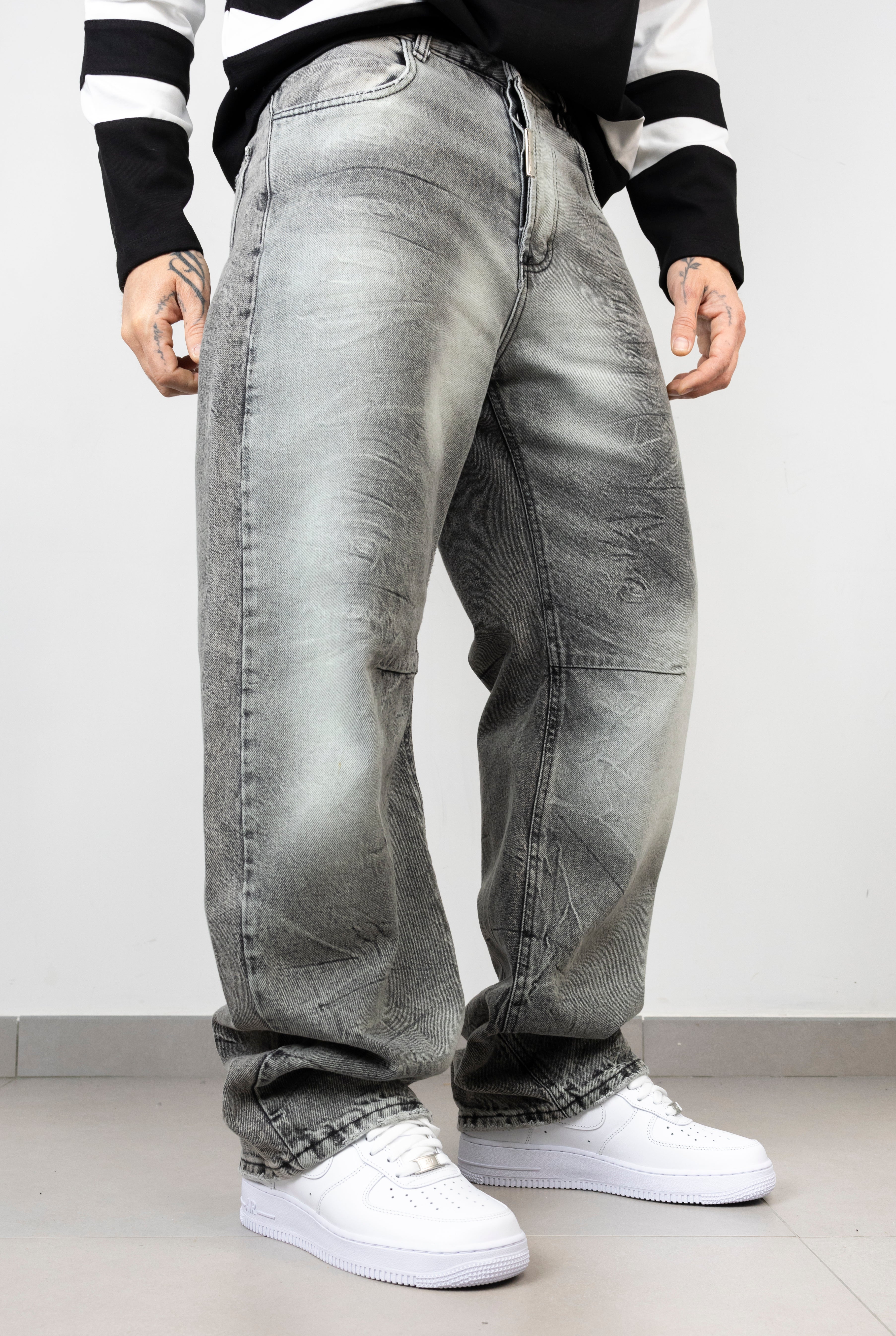 Jeans grey legature