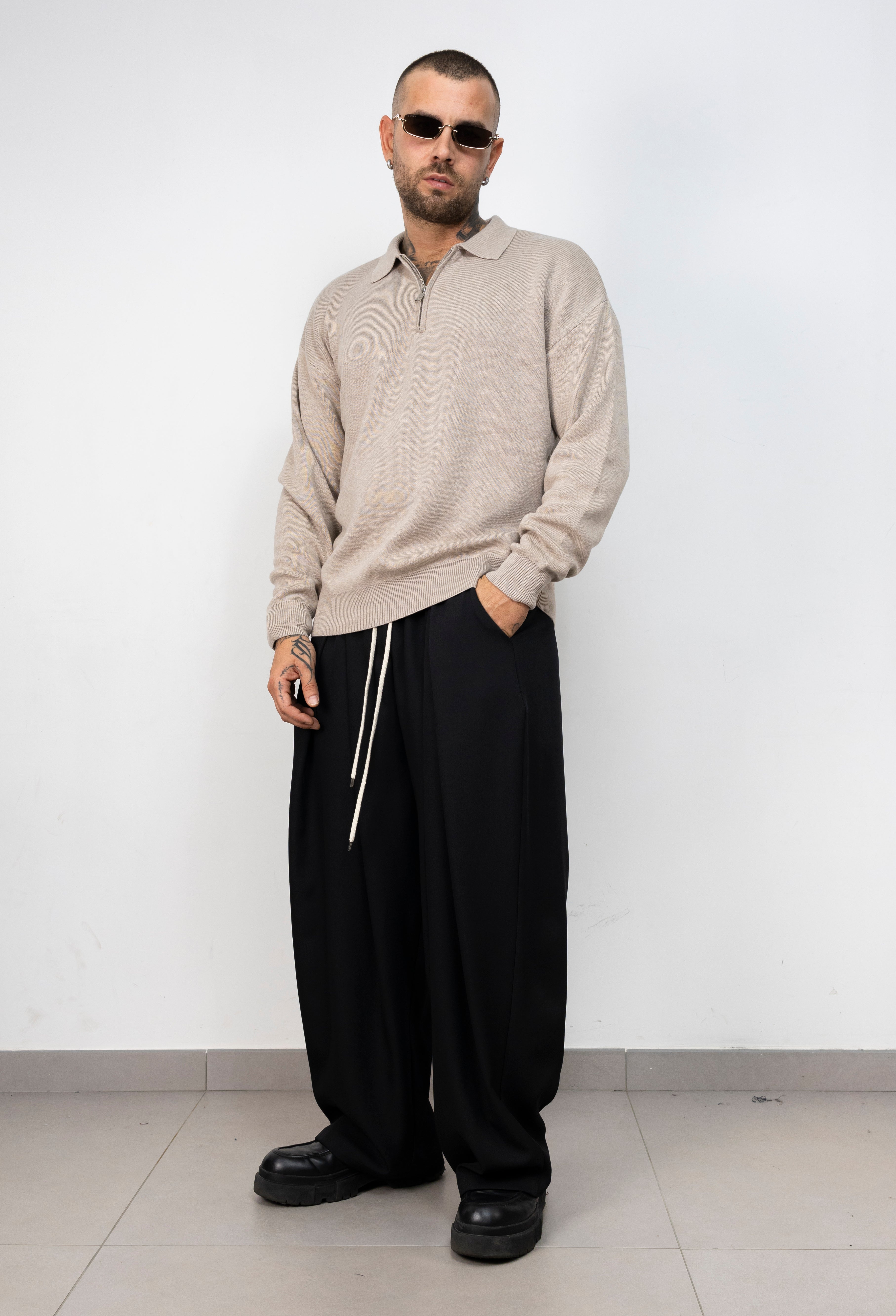Maglia Polo Zip