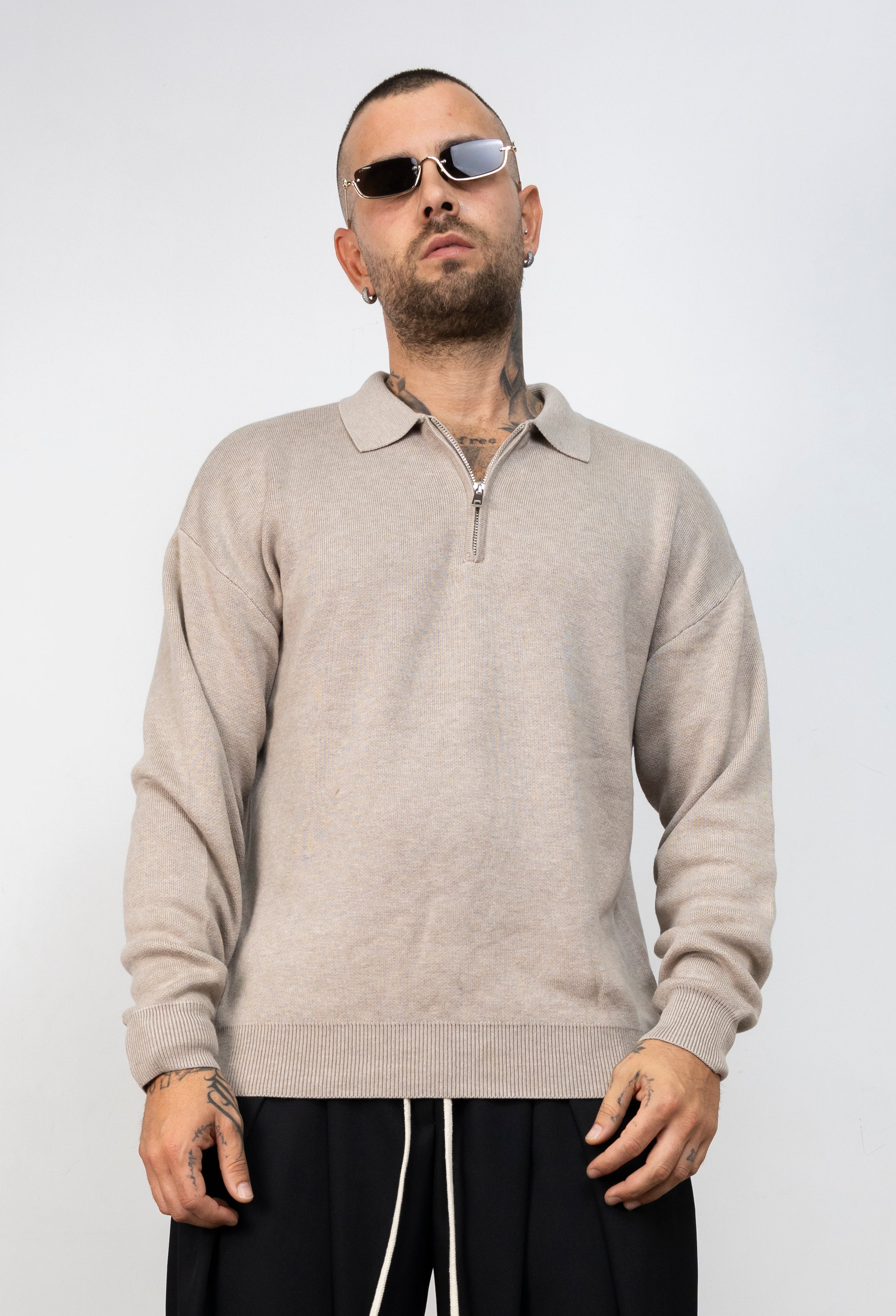 Maglia Polo Zip
