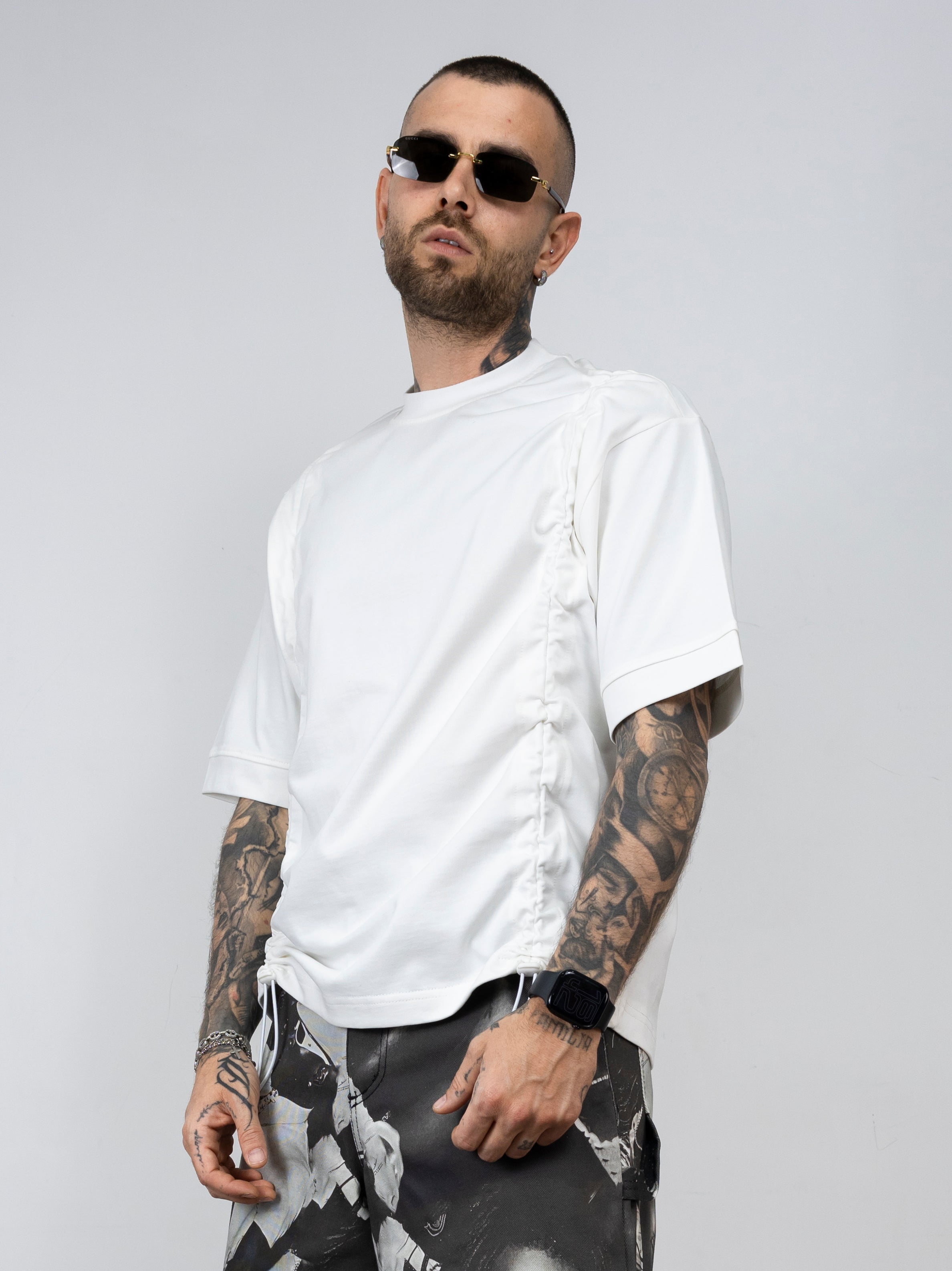 T-shirt coulisse