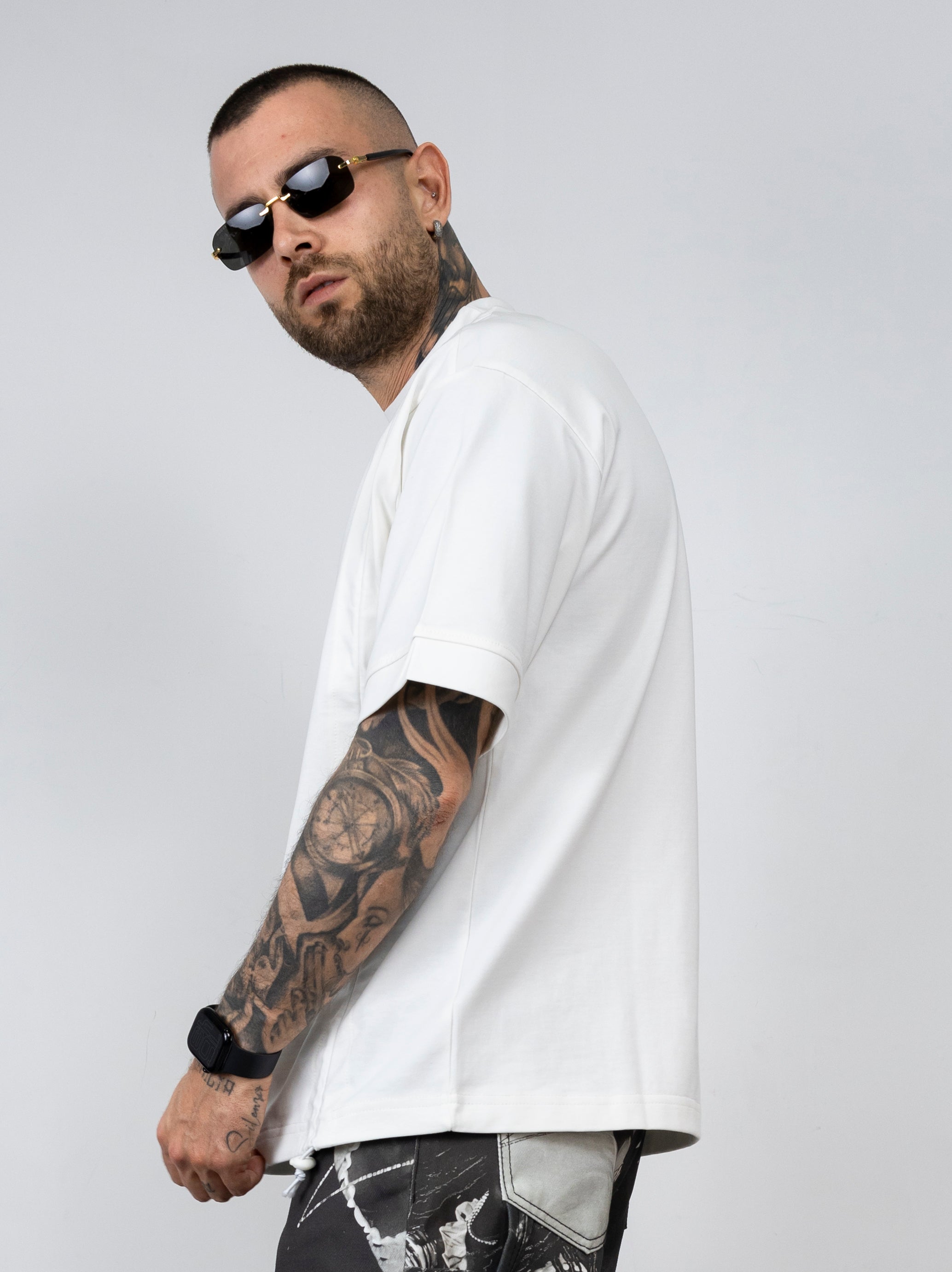 T-shirt coulisse