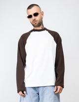T-shirt long sleeve bicolor ricamo