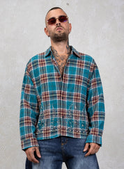 Camicia Quadri Flames