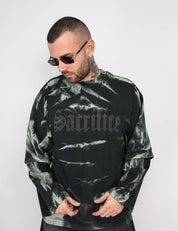 T-shirt double wash sacrifice