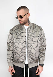 Bomber abstract grey