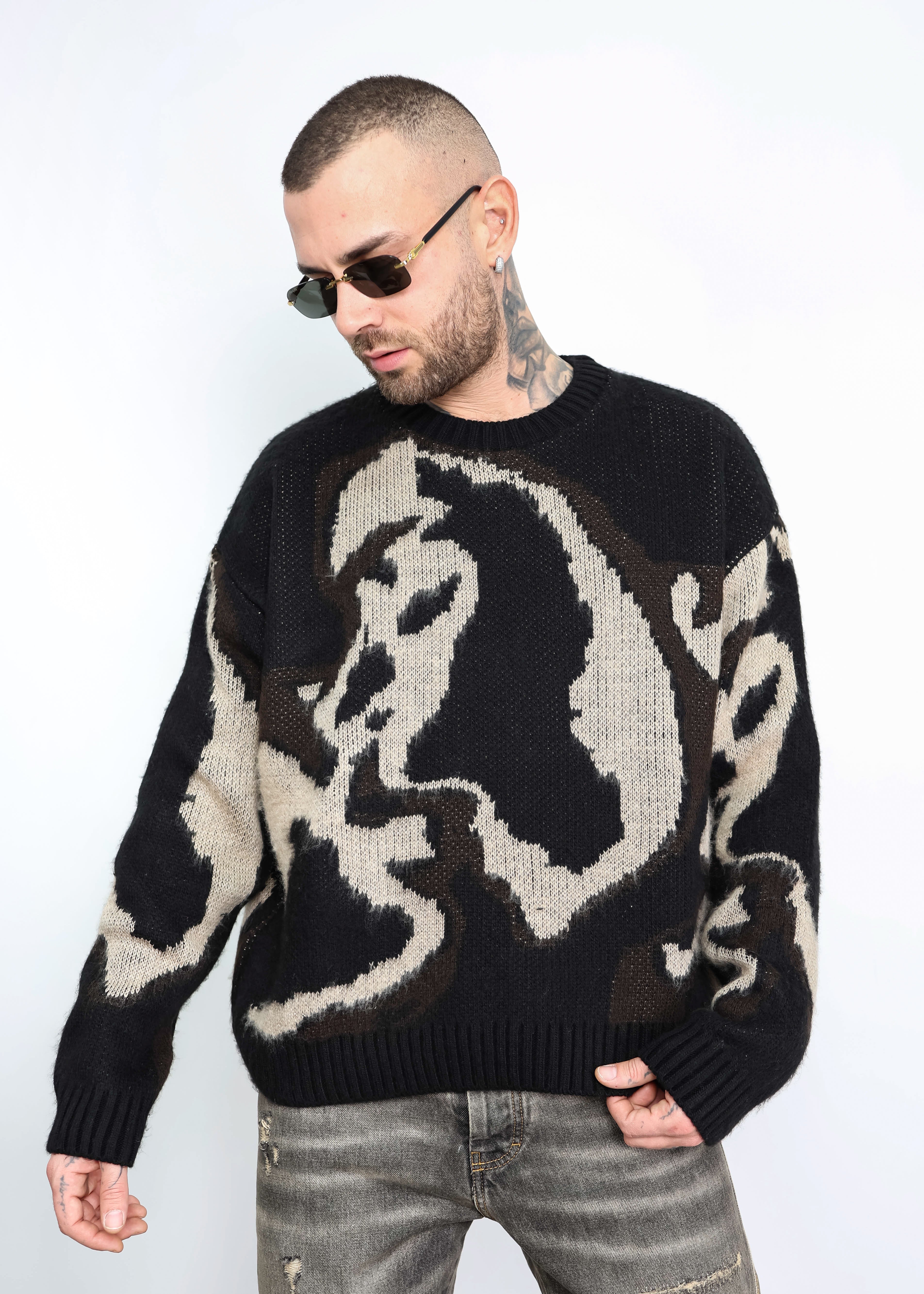 Maglione sweater gd volto