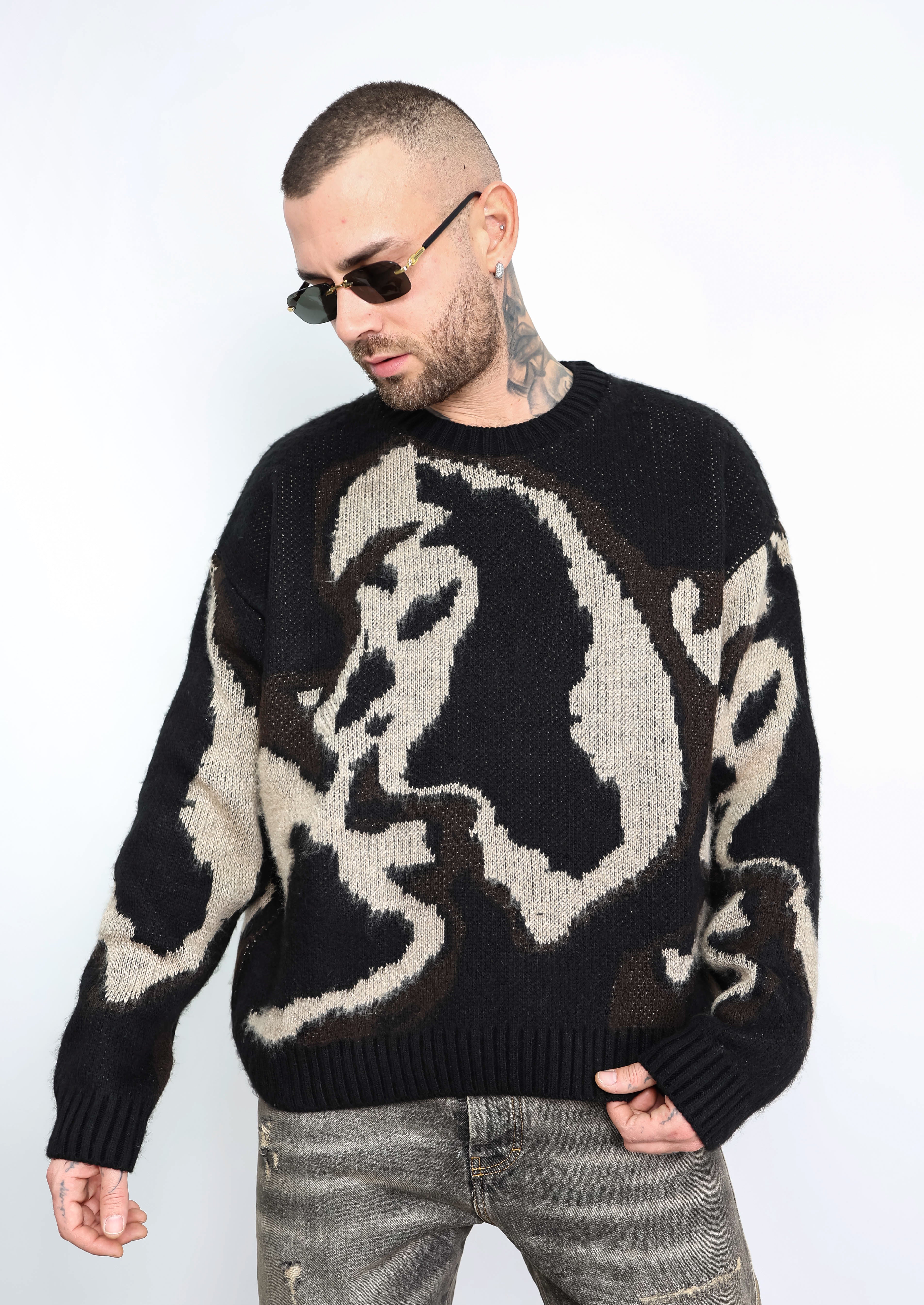 Maglione sweater gd volto
