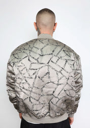 Bomber abstract grey