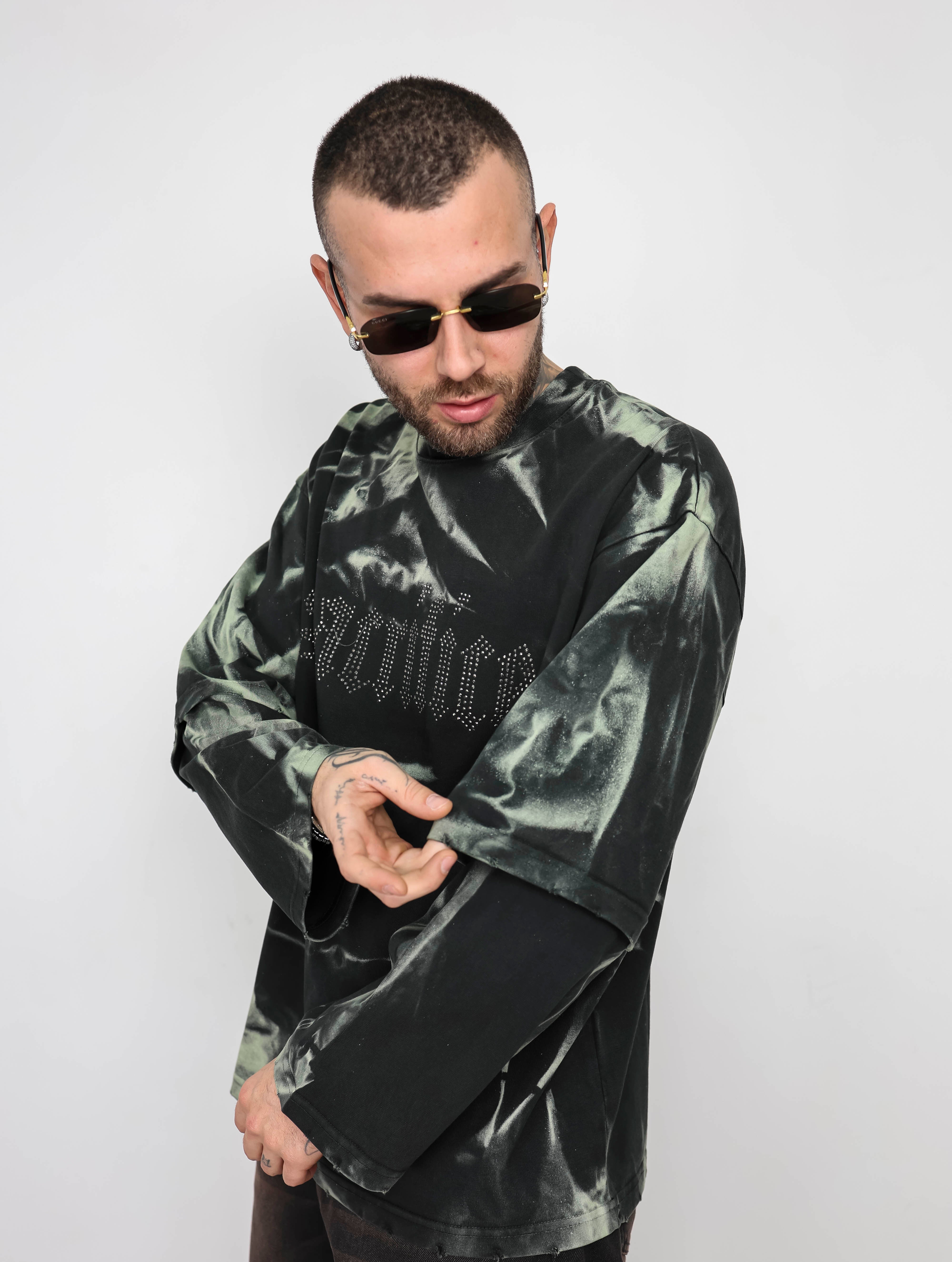 T-shirt double wash sacrifice