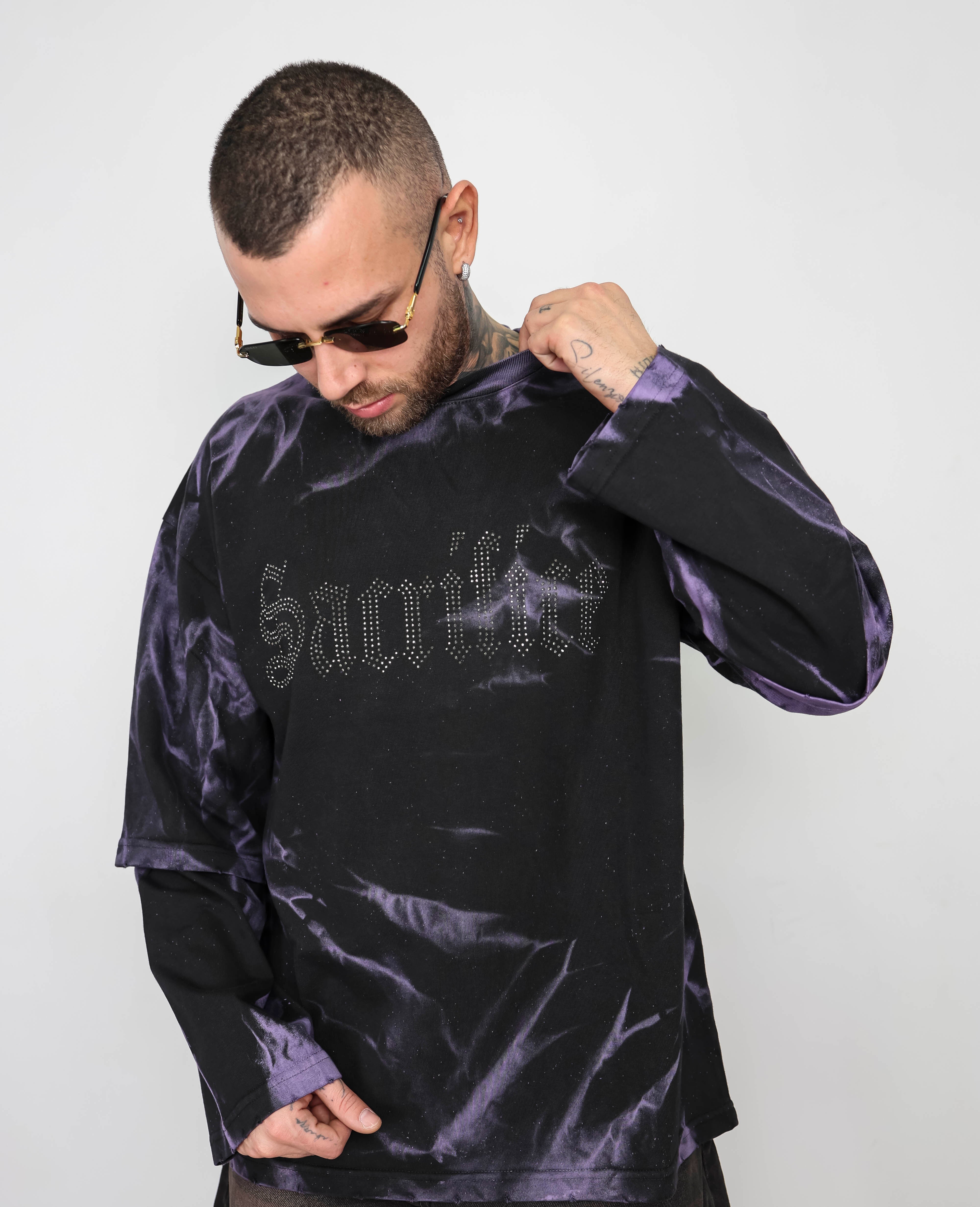 T-shirt double wash sacrifice